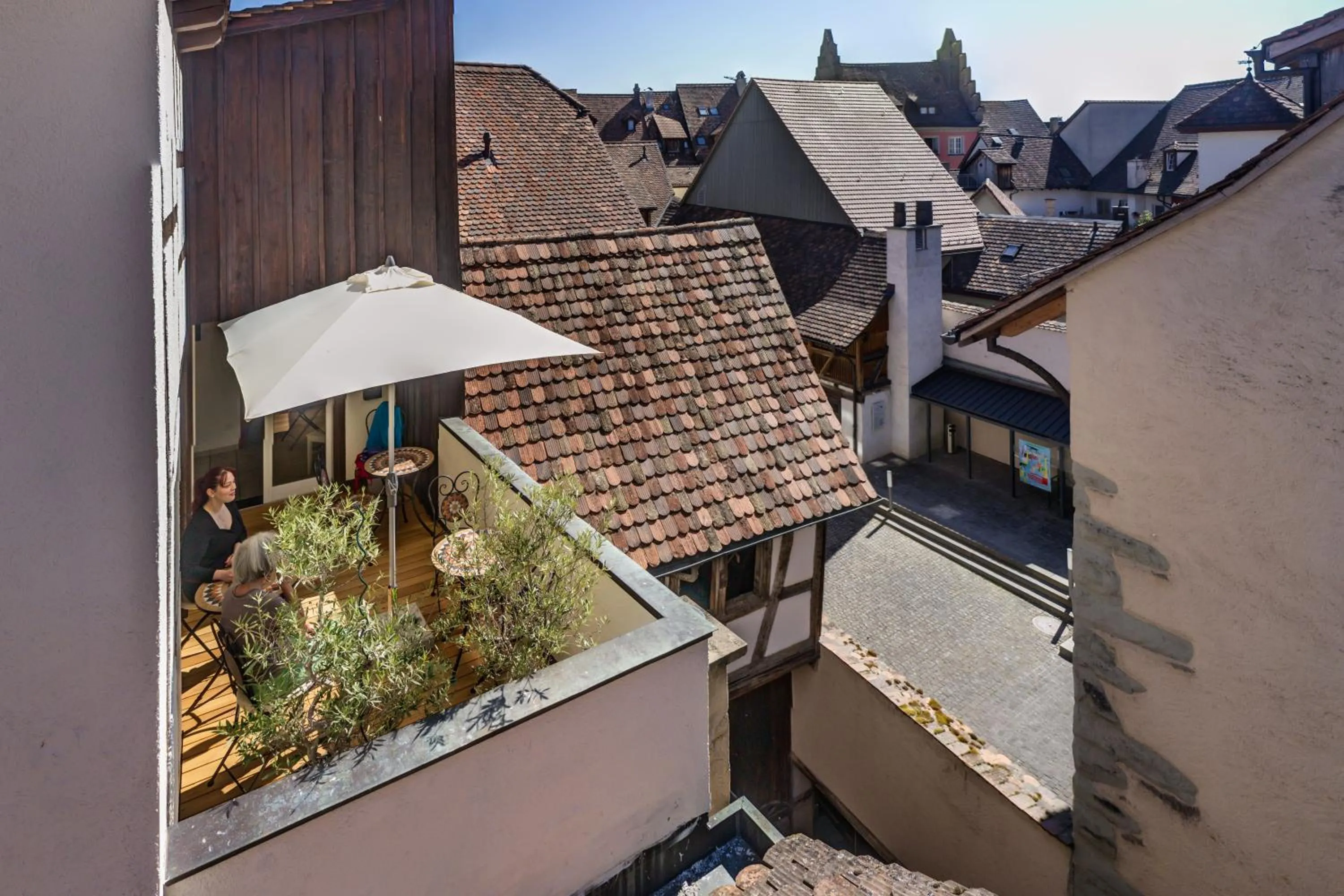 Balcony/Terrace in Hotel Adler