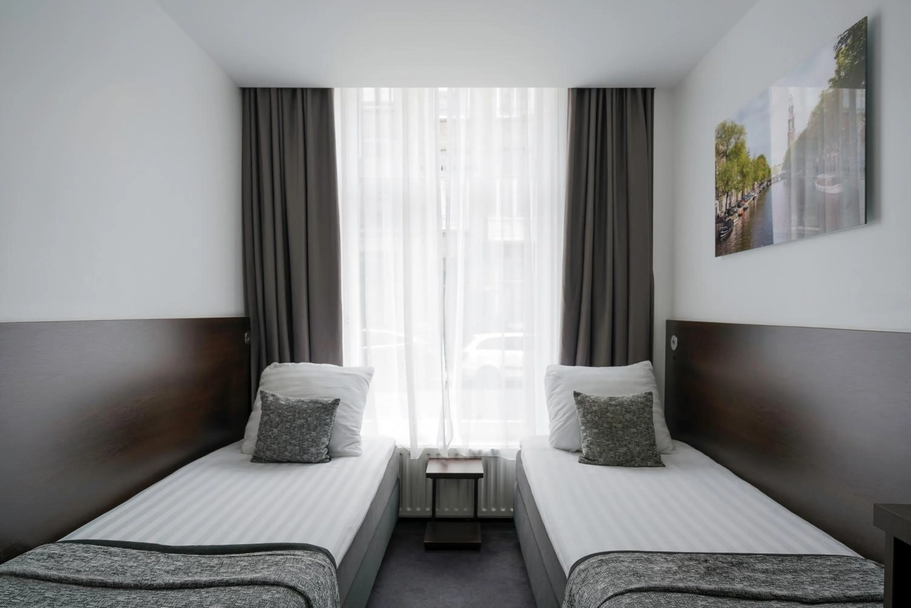 Bed in Hotel City Garden Amsterdam