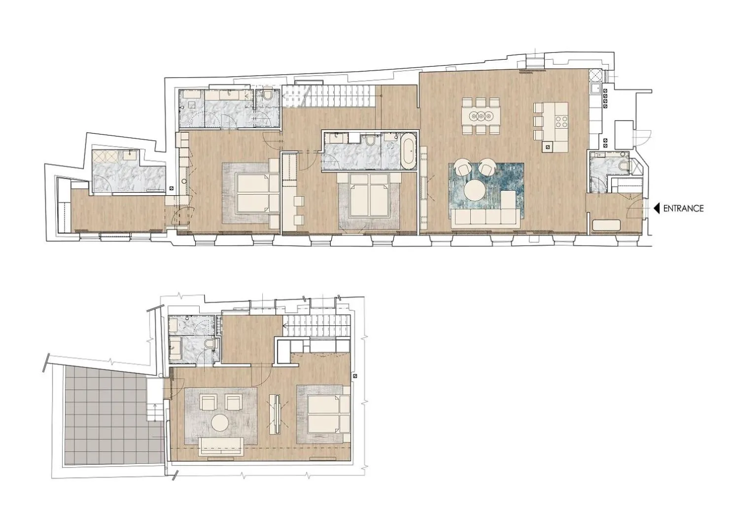 Property building in U Pujcovny Apartment Old Town Prague