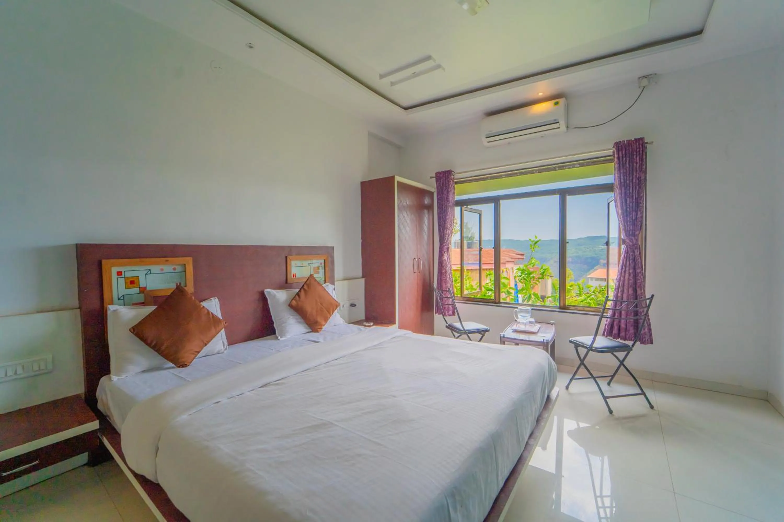 Bed in Veggies Residency