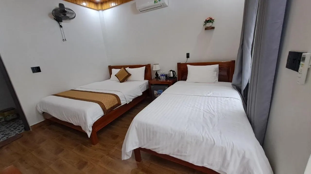 Bed in YoLo Pool Bar Villas & Garden Restaurant