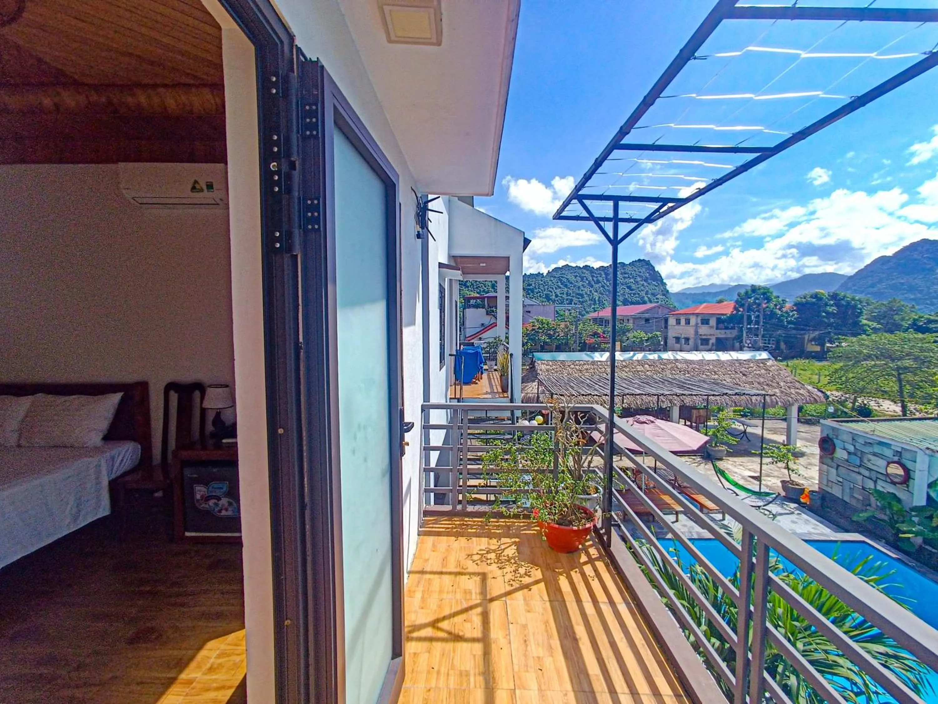 Balcony/Terrace in YoLo Pool Bar Villas & Garden Restaurant