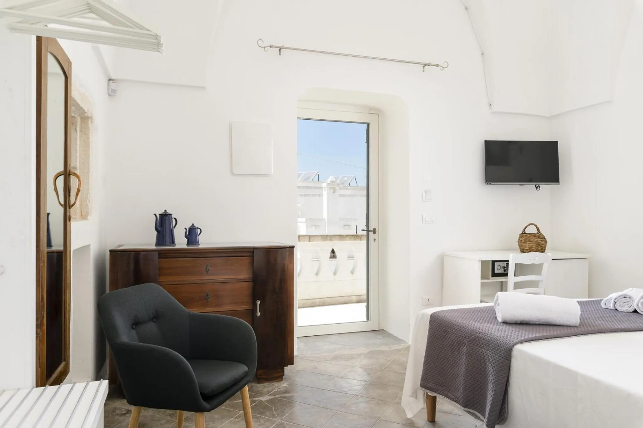 Bed in Masseria Abadia Uno