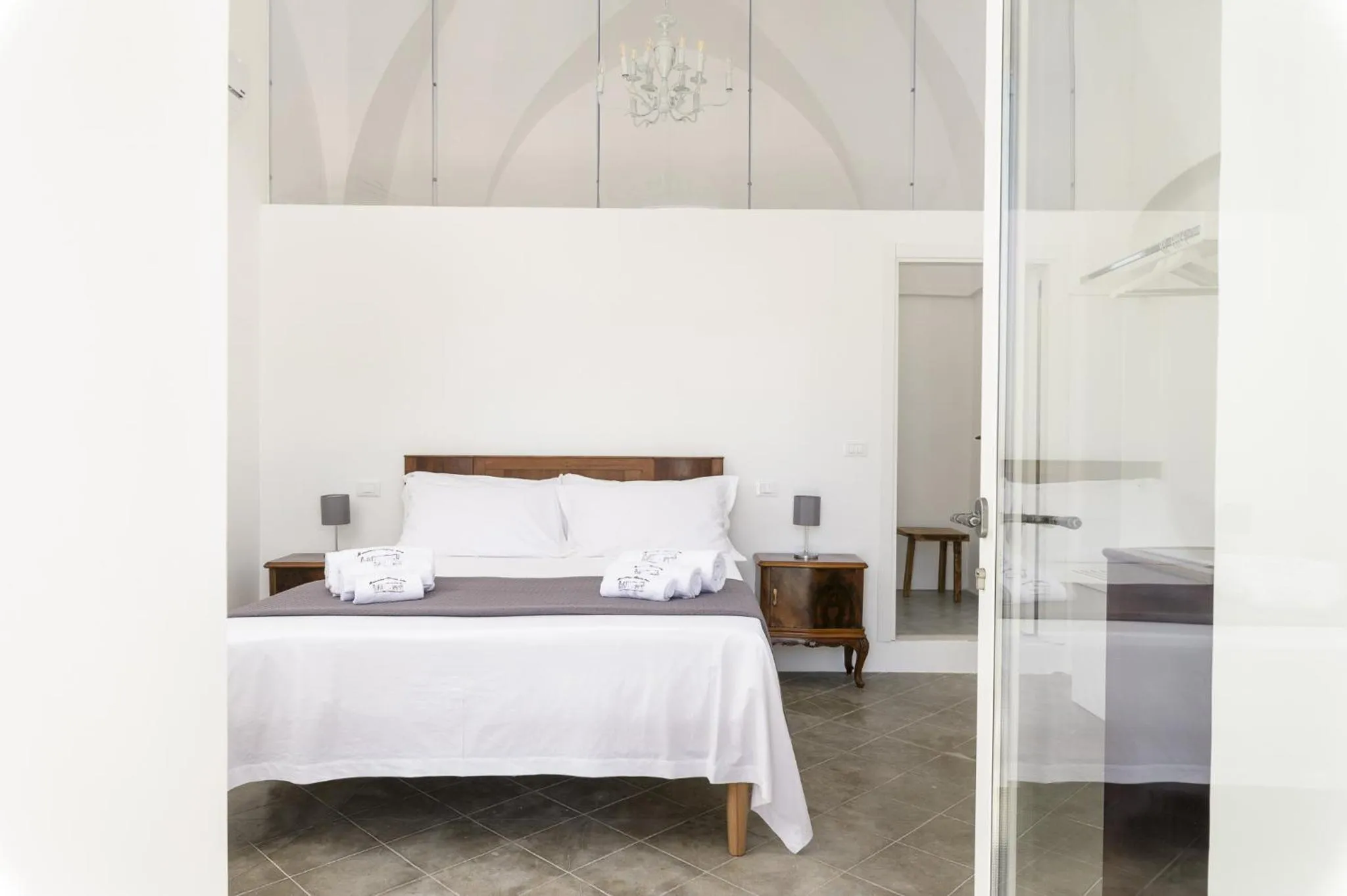 Bed in Masseria Abadia Uno