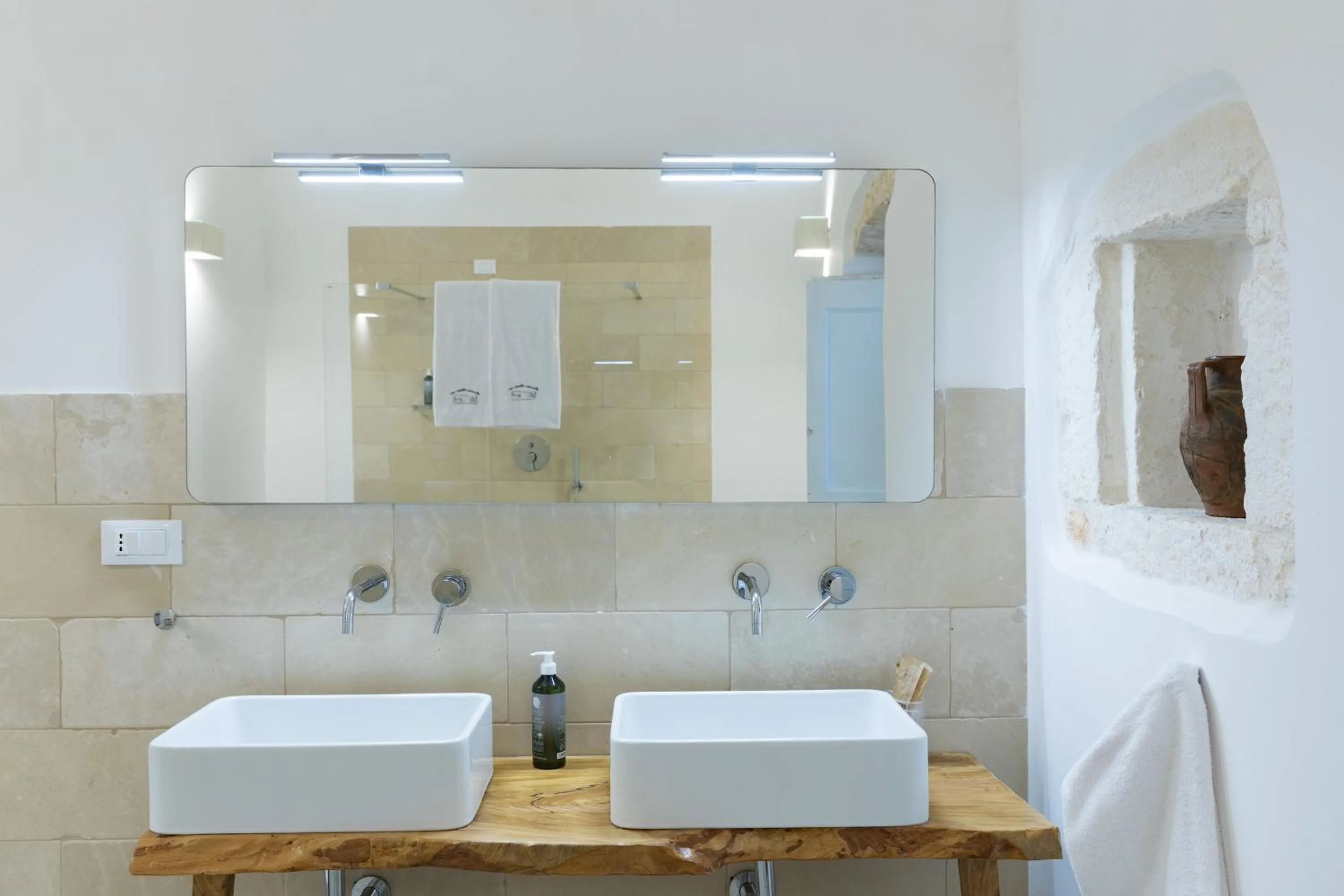 Bathroom in Masseria Abadia Uno
