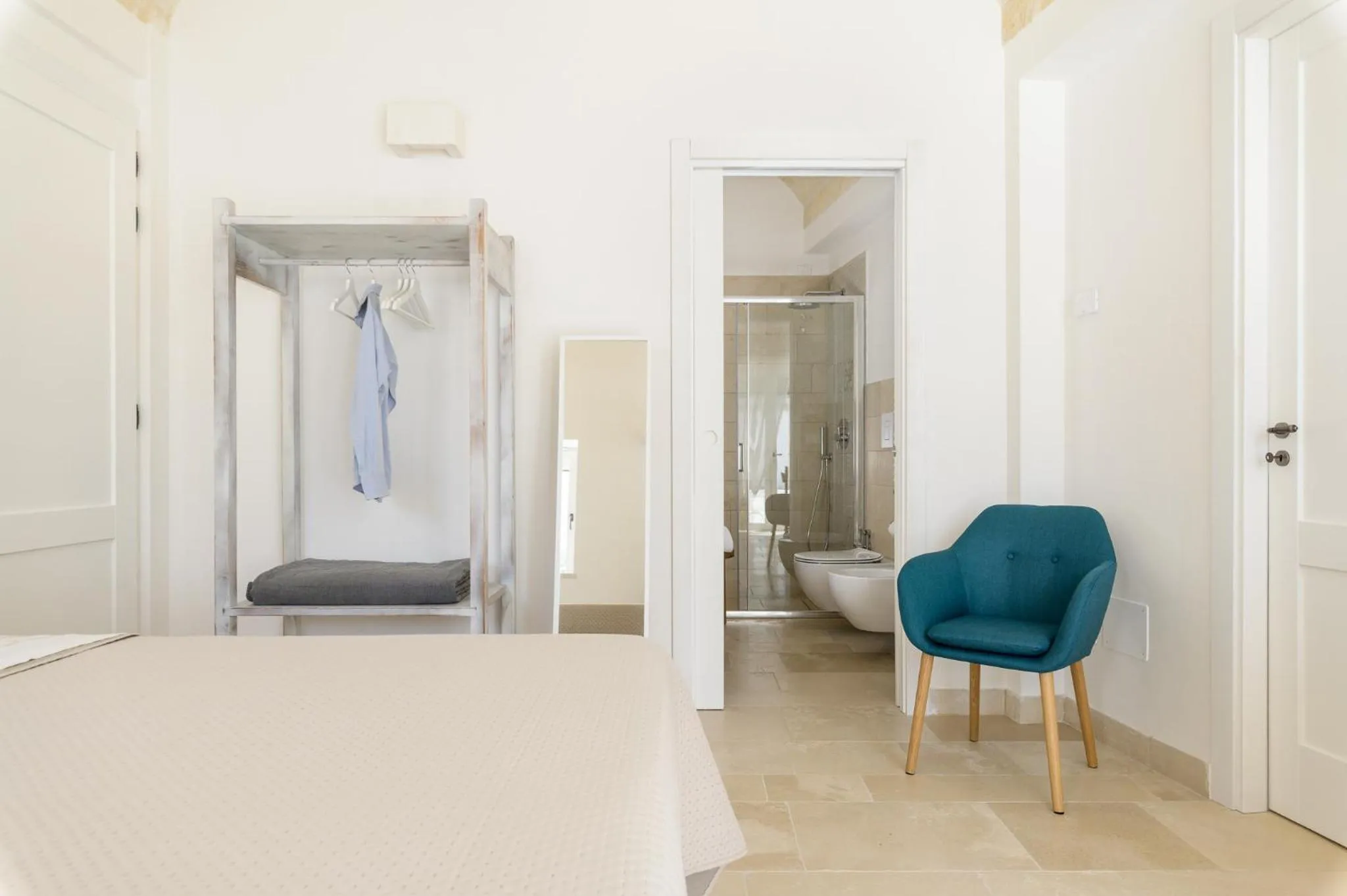 Bed in Masseria Abadia Uno