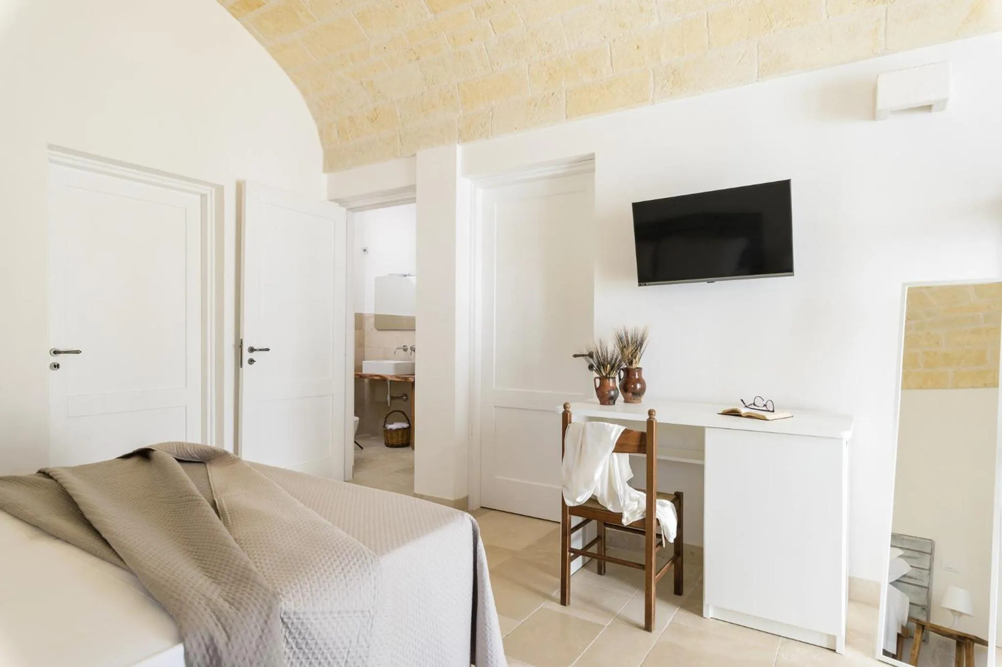 Bed in Masseria Abadia Uno