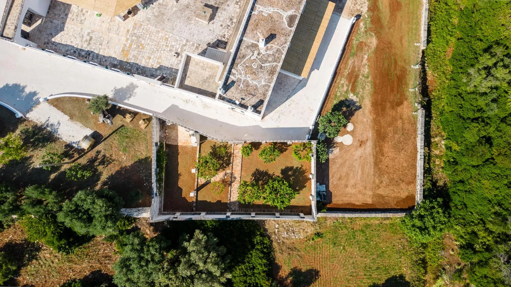 Bird's eye view in Masseria Abadia Uno