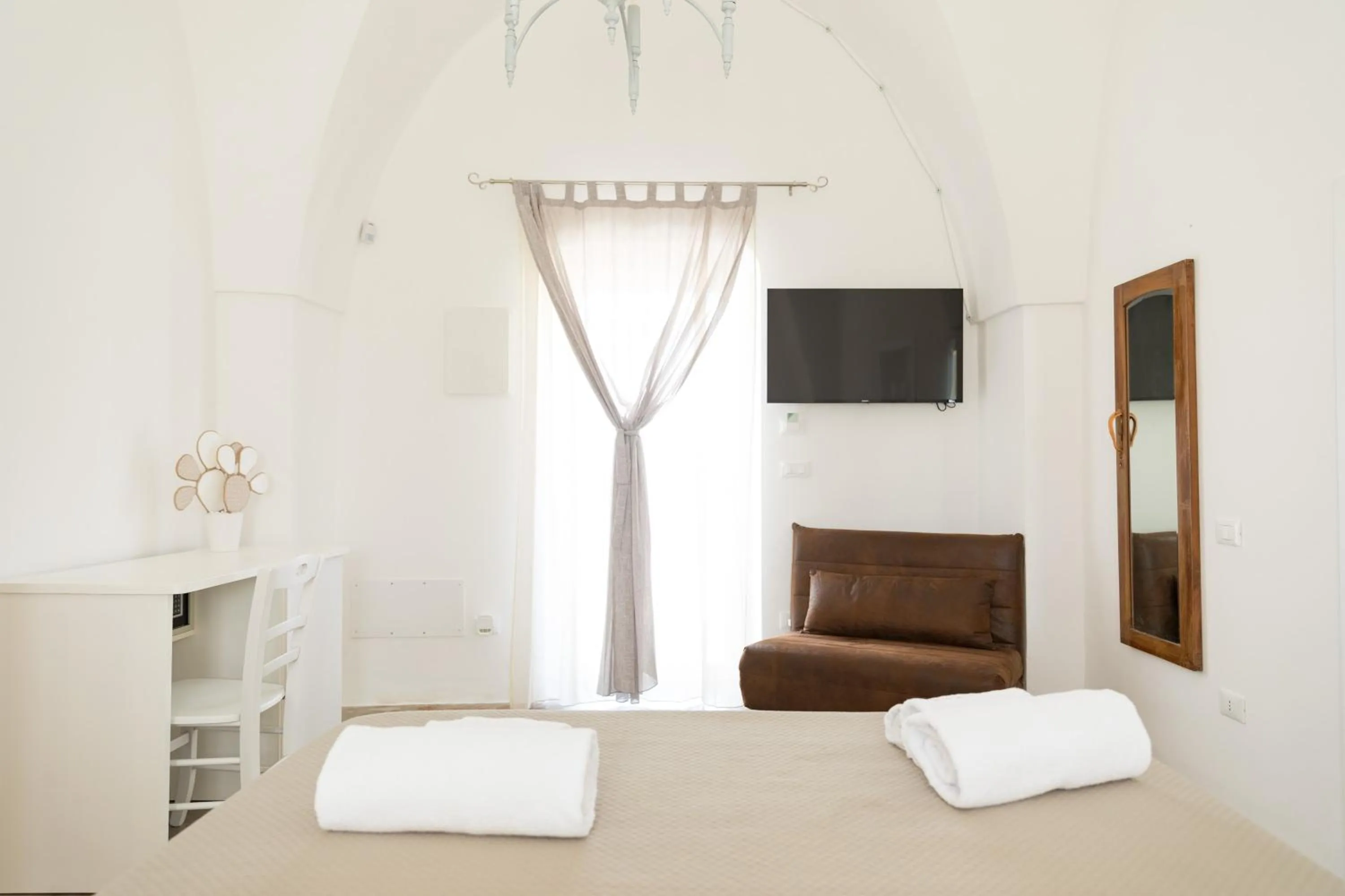 Bed in Masseria Abadia Uno