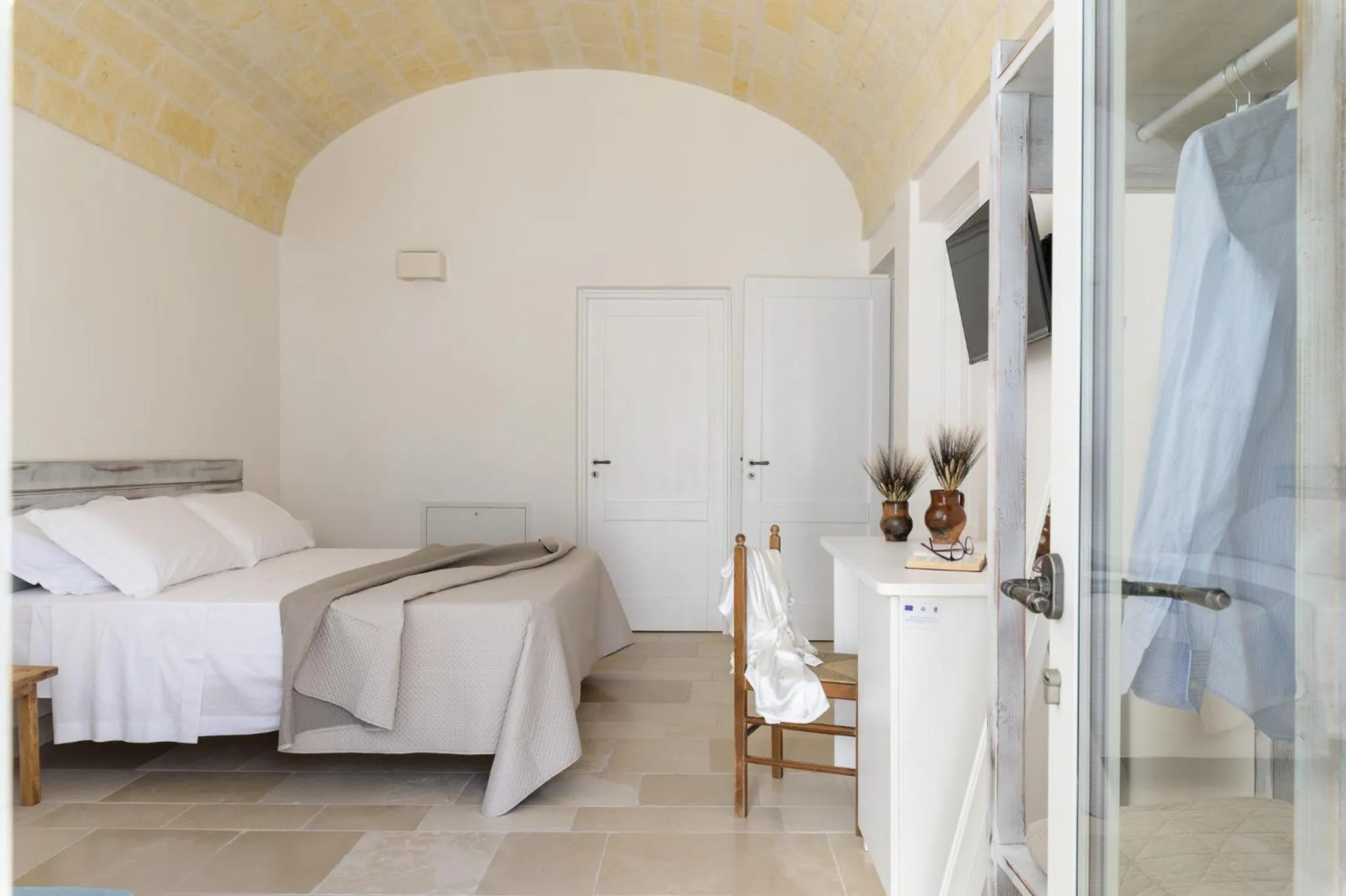 Bed in Masseria Abadia Uno