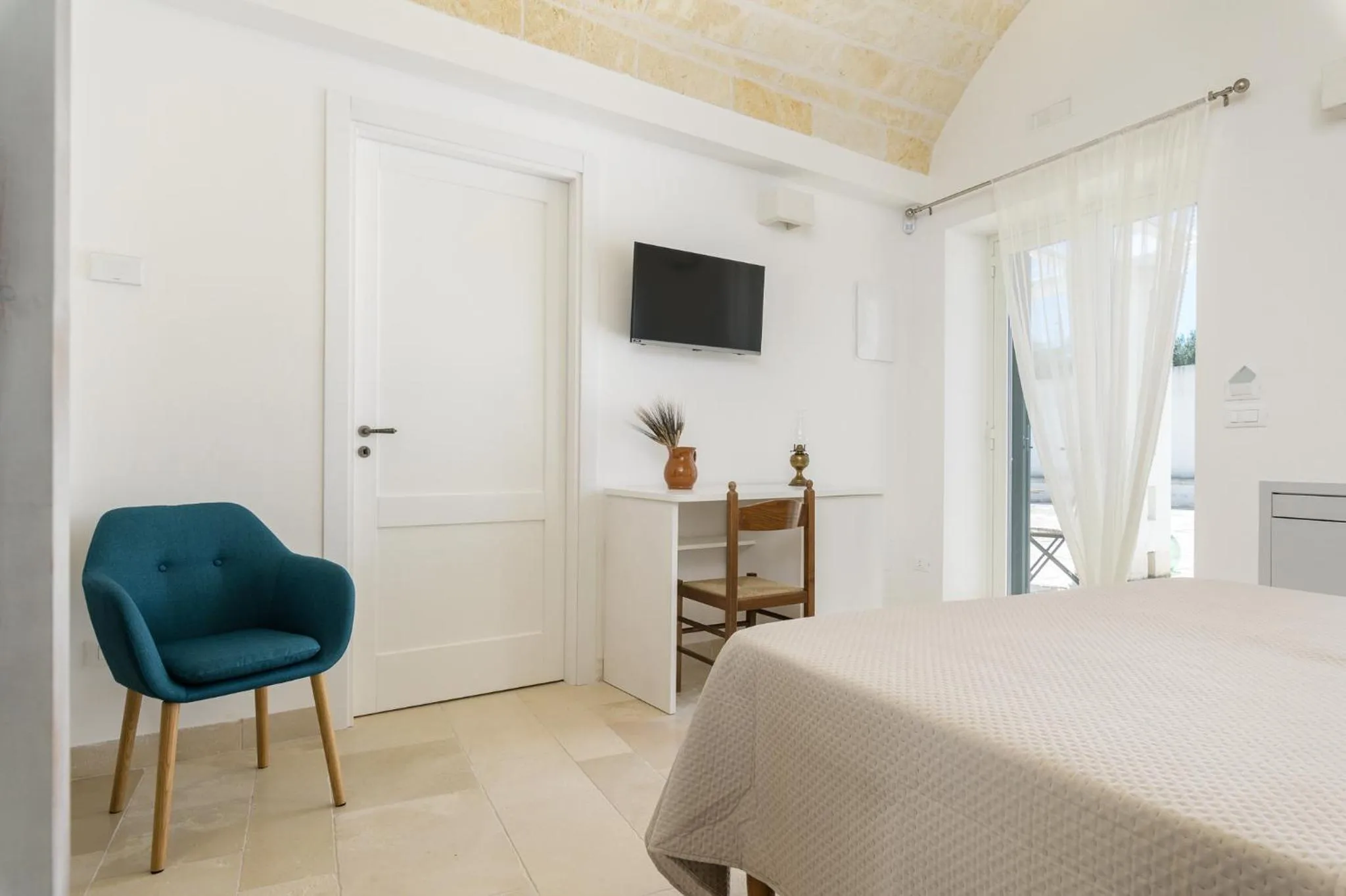 Bed in Masseria Abadia Uno