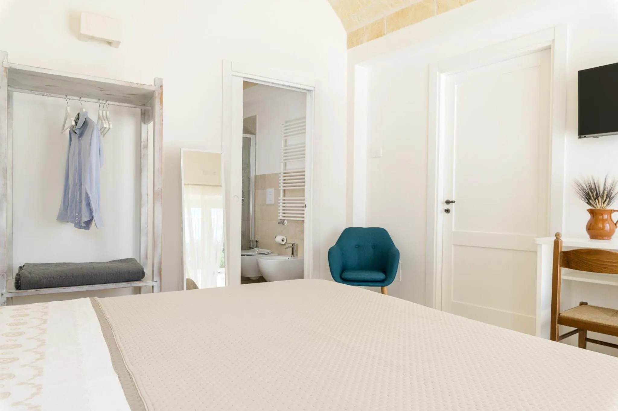 Bed in Masseria Abadia Uno
