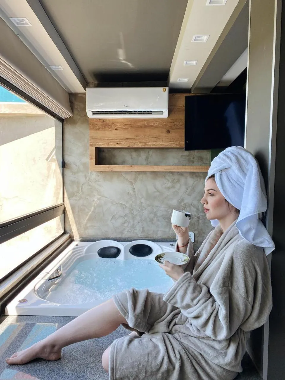 Hot Tub in Mirante Pousada Boutique