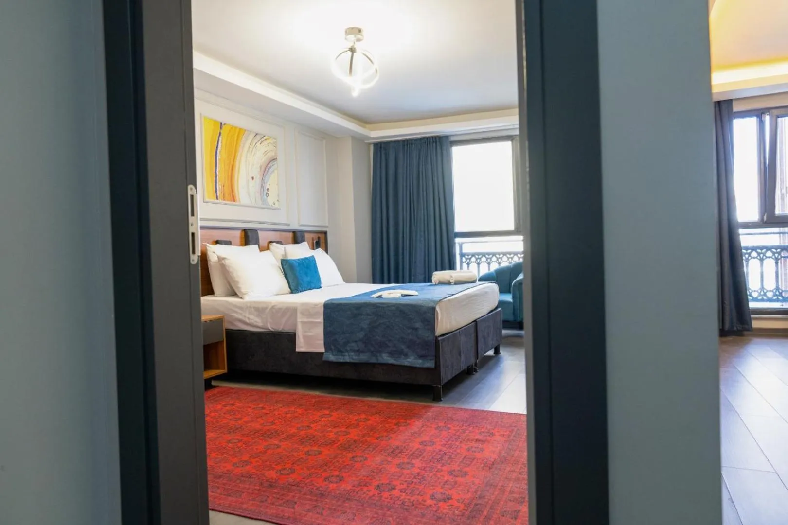 Bed in GRAND MOON HOTEL