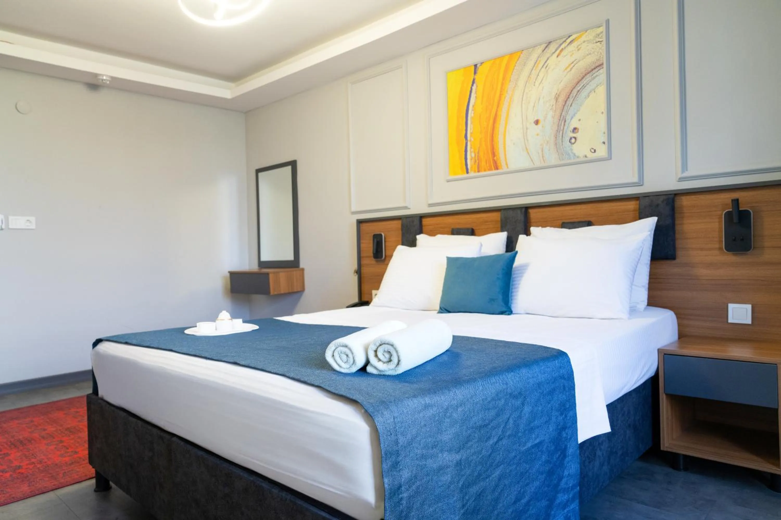 Bed in GRAND MOON HOTEL