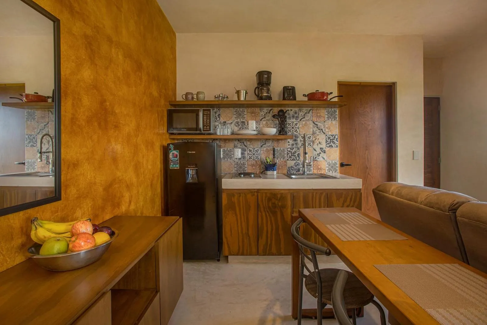 Kitchen or kitchenette in Wayuum Suites Cozumel Oasis in Paradise