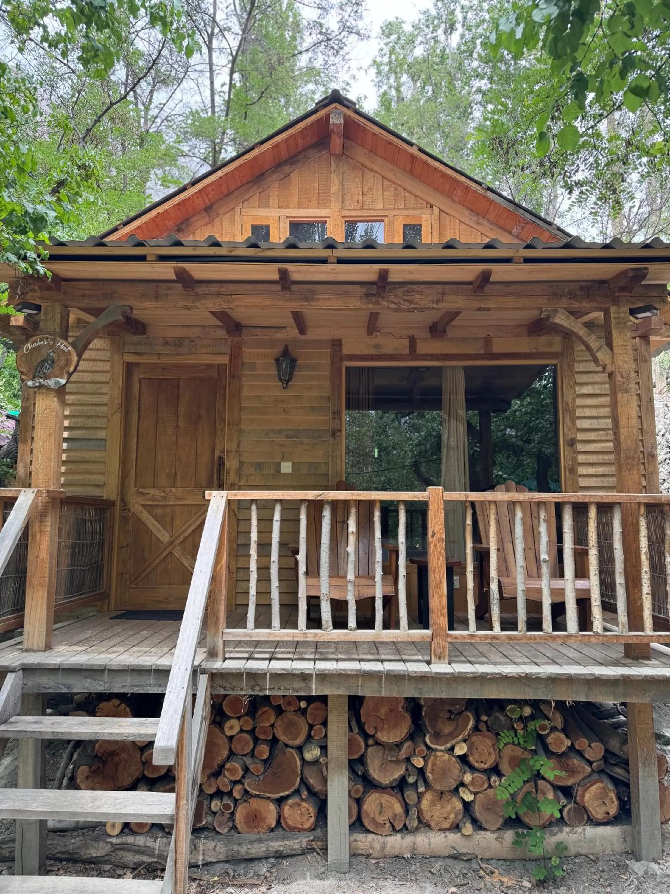 Balcony/Terrace in The 2 Magpies, Hunza