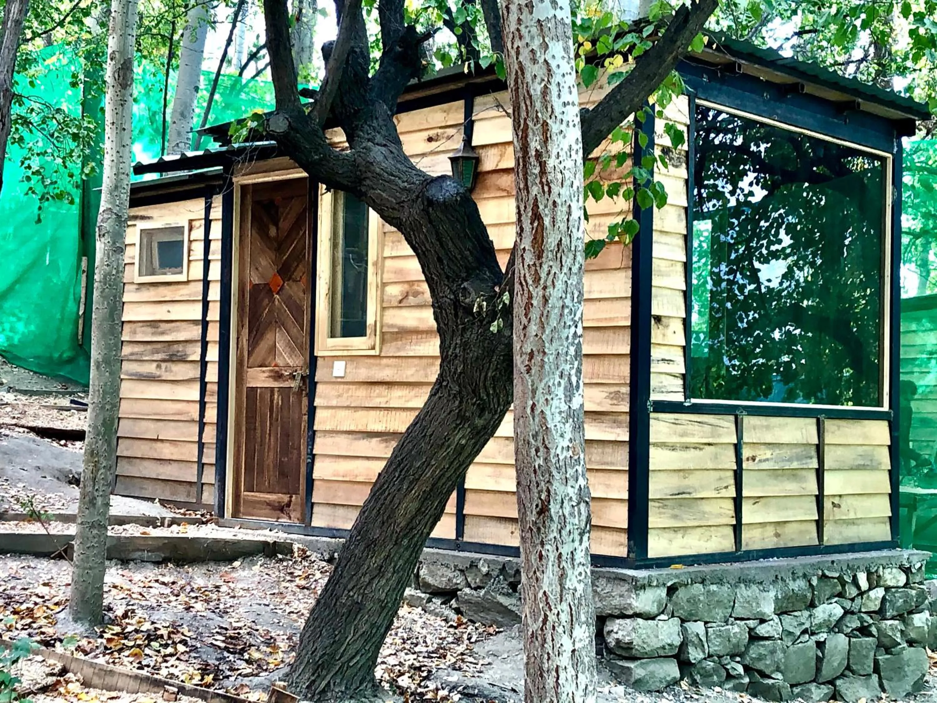 Garden view in The 2 Magpies, Hunza