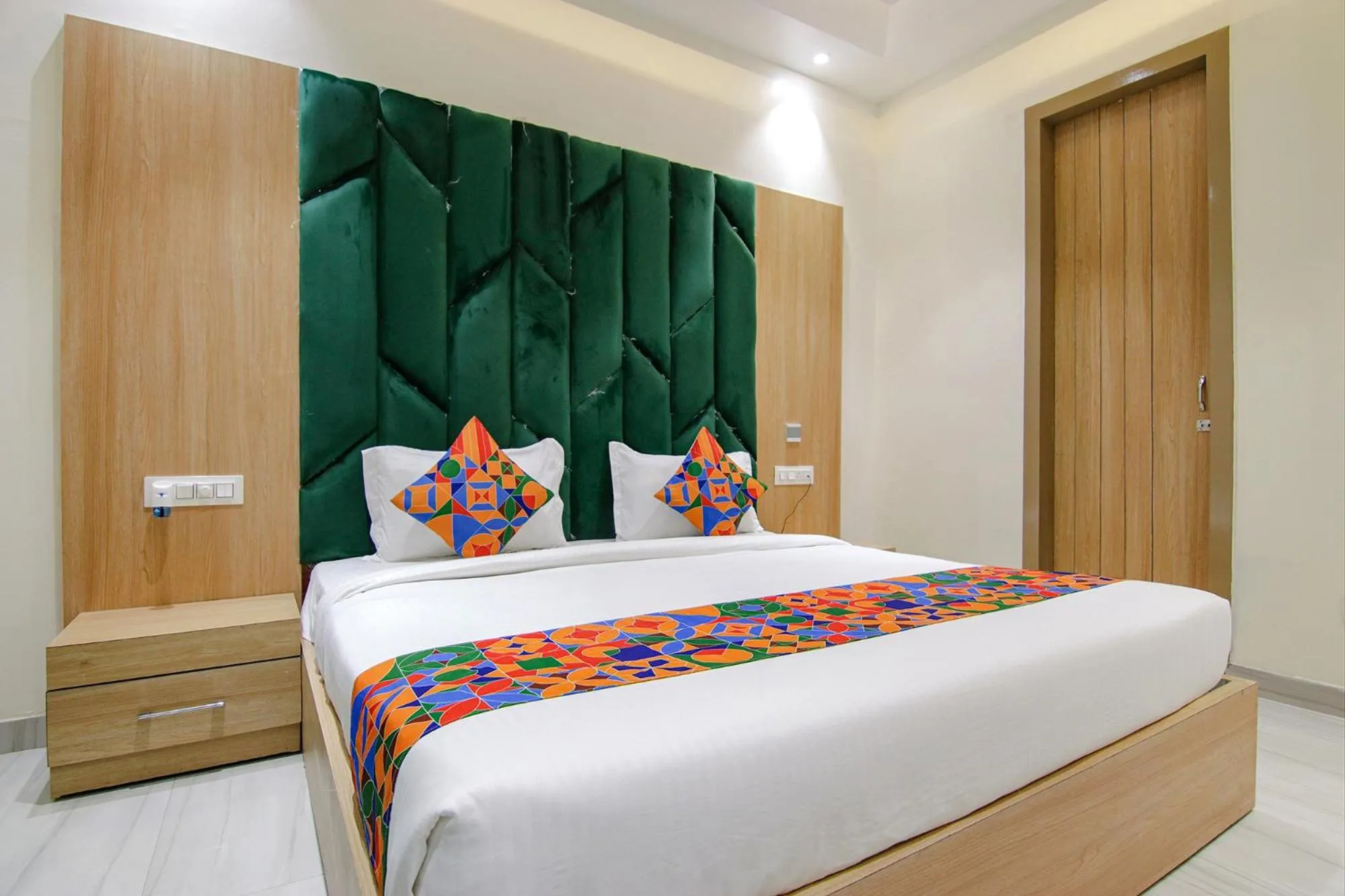 Bed in FabHotel Punjab Pride - Near Golden temple