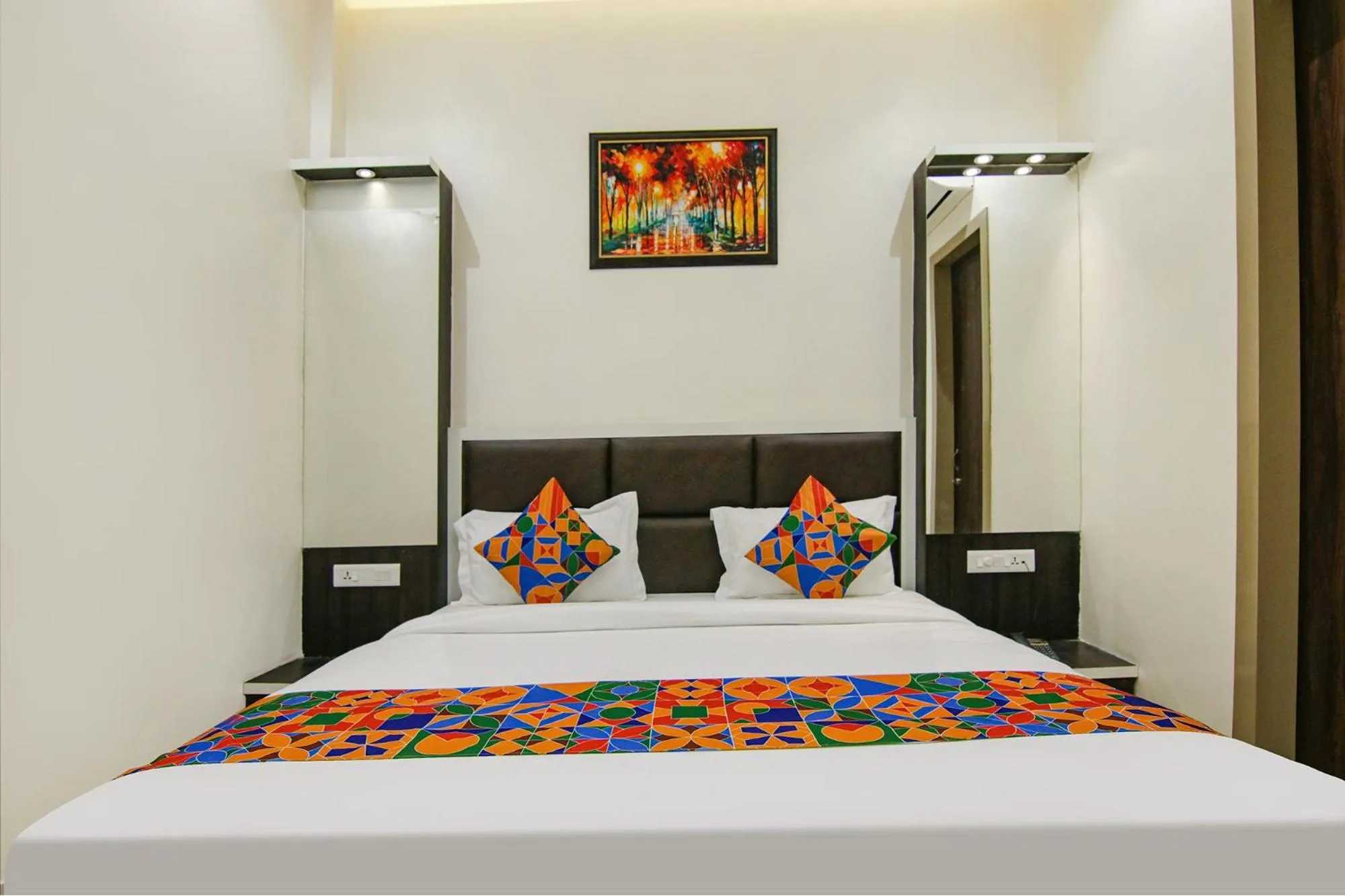 Bed in FabHotel Punjab Pride - Near Golden temple