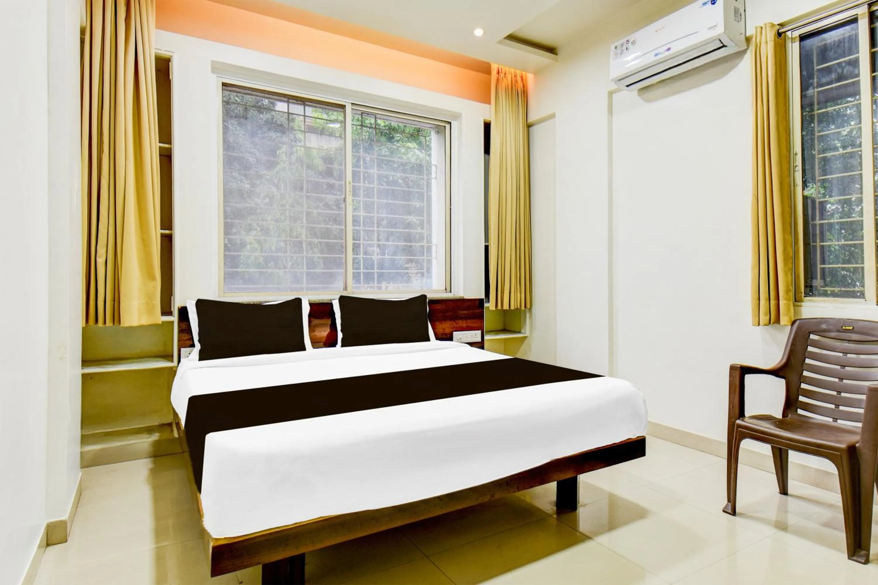 Bedroom, Bed in Collection O Balewadi formerly Woods Regency