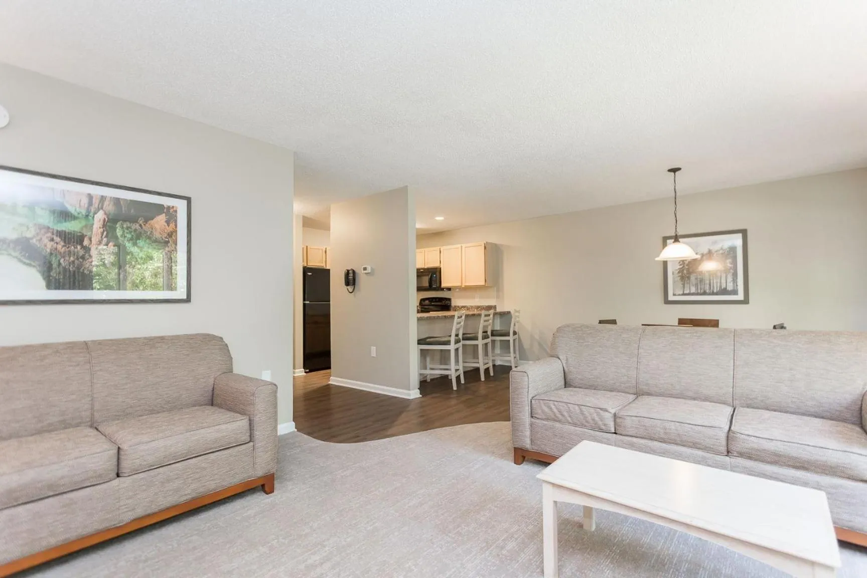 Living room in Massanutten Resort