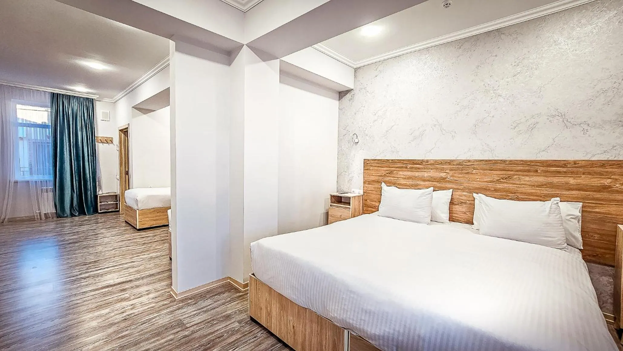 Bed in Hotel Bankir Khiva