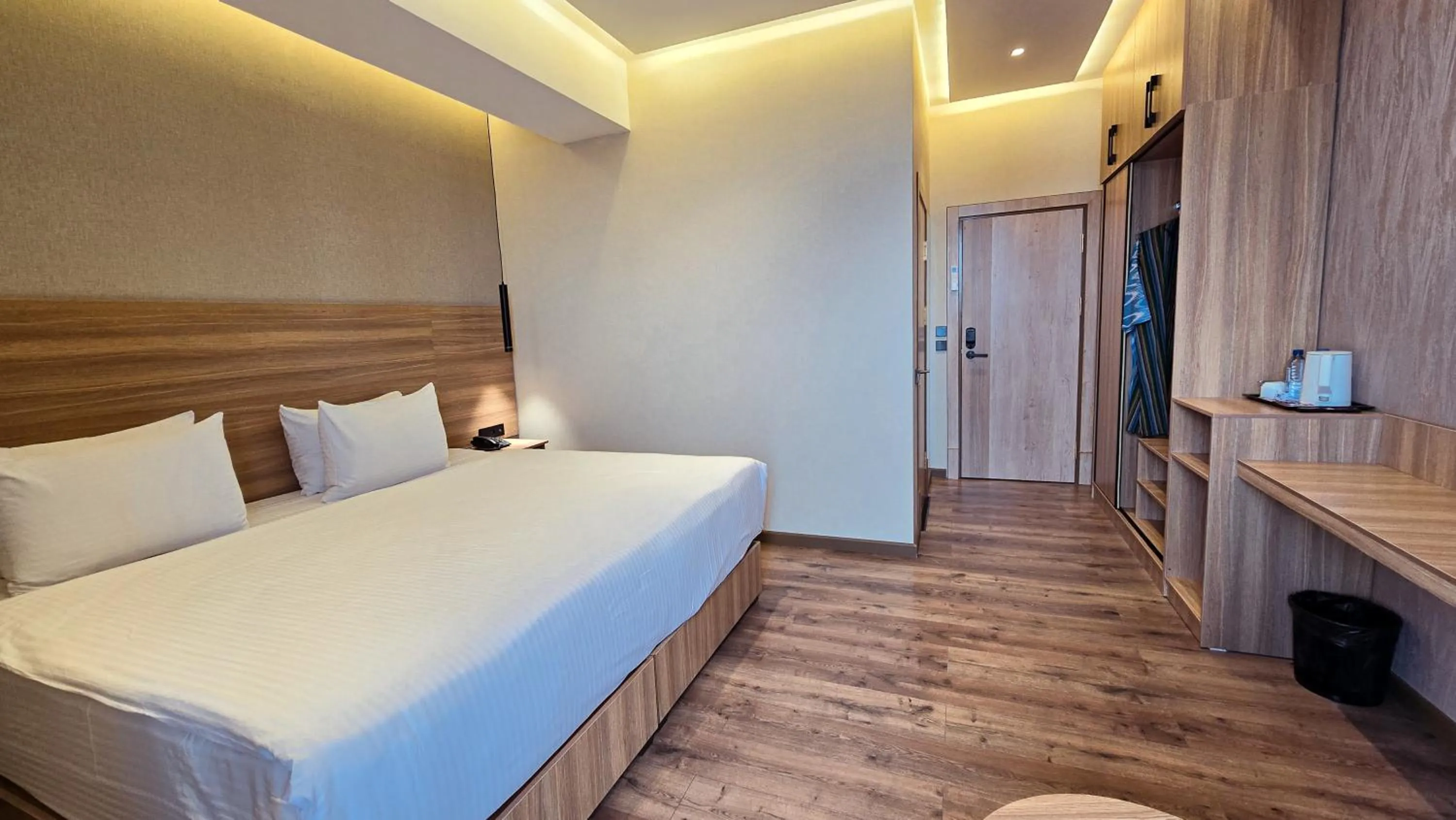 Bed in Hotel Bankir Khiva