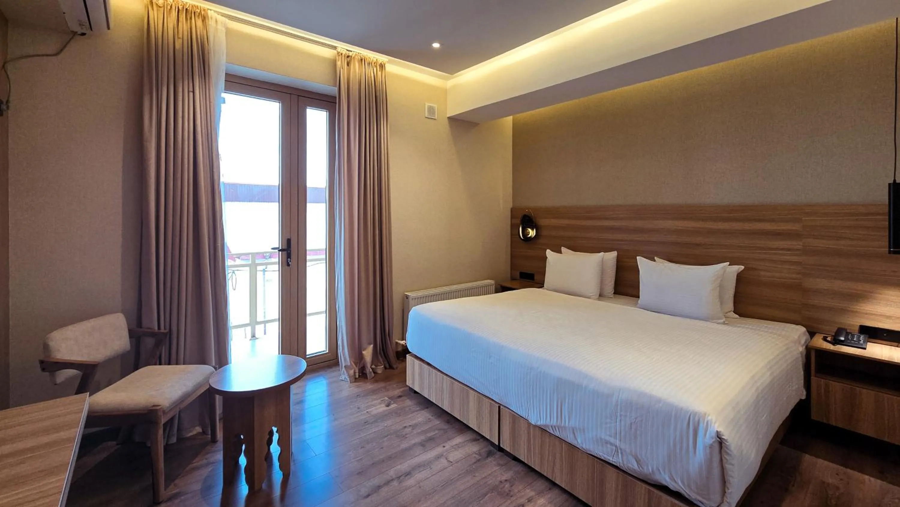 Bed in Hotel Bankir Khiva