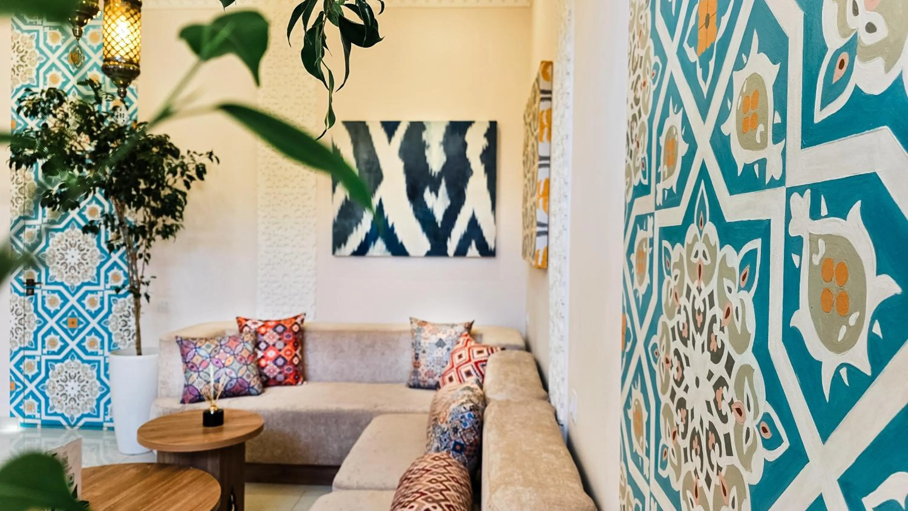 Lobby or reception in Hotel Bankir Khiva