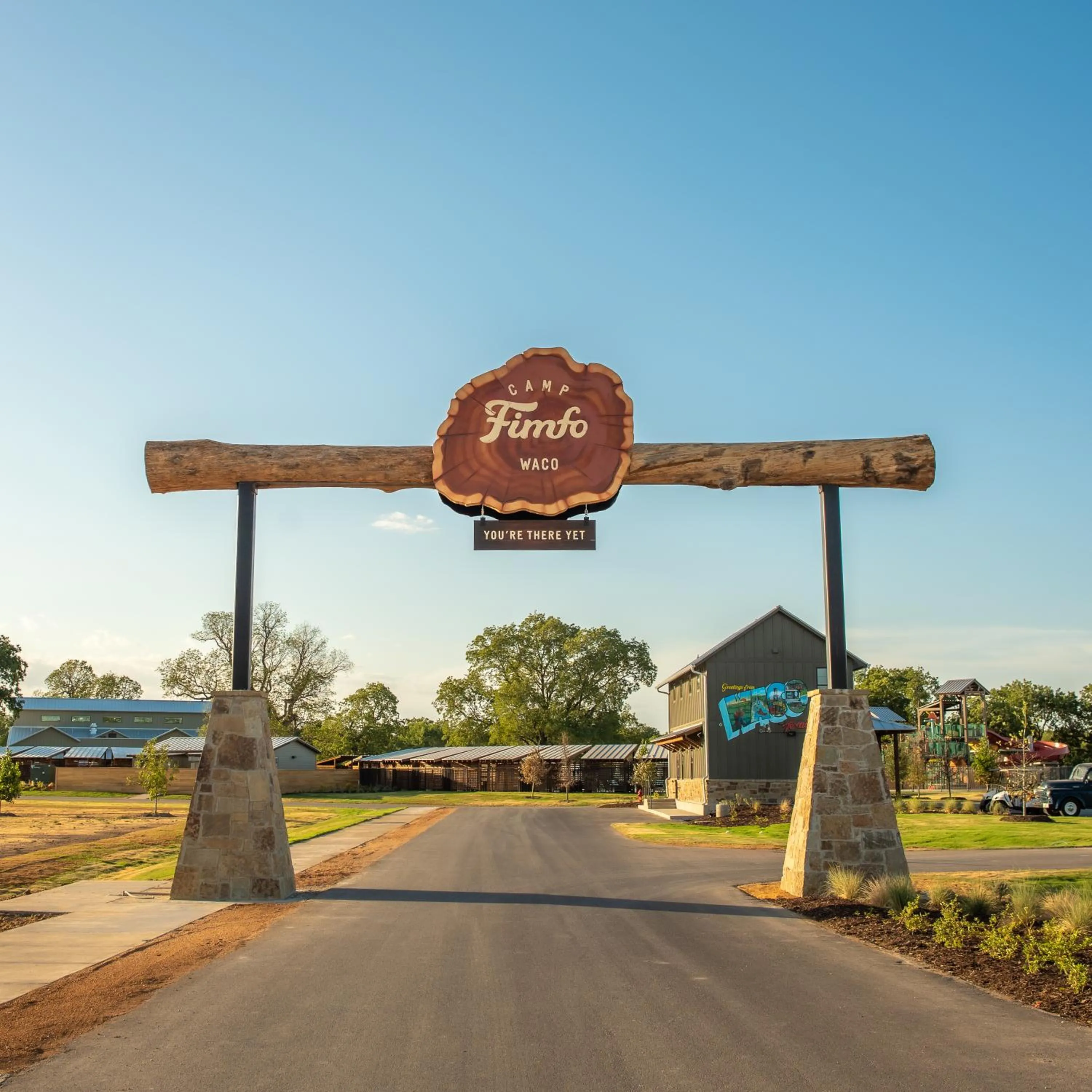 Property logo or sign in Camp Fimfo Waco