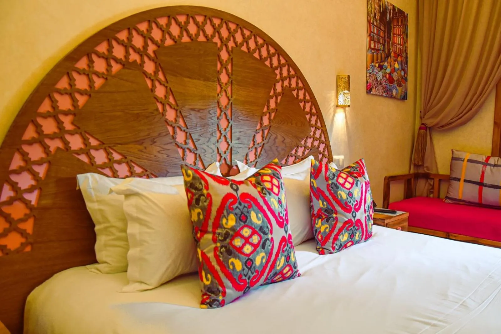 Bed in Le Palais Averroes - Adults Only