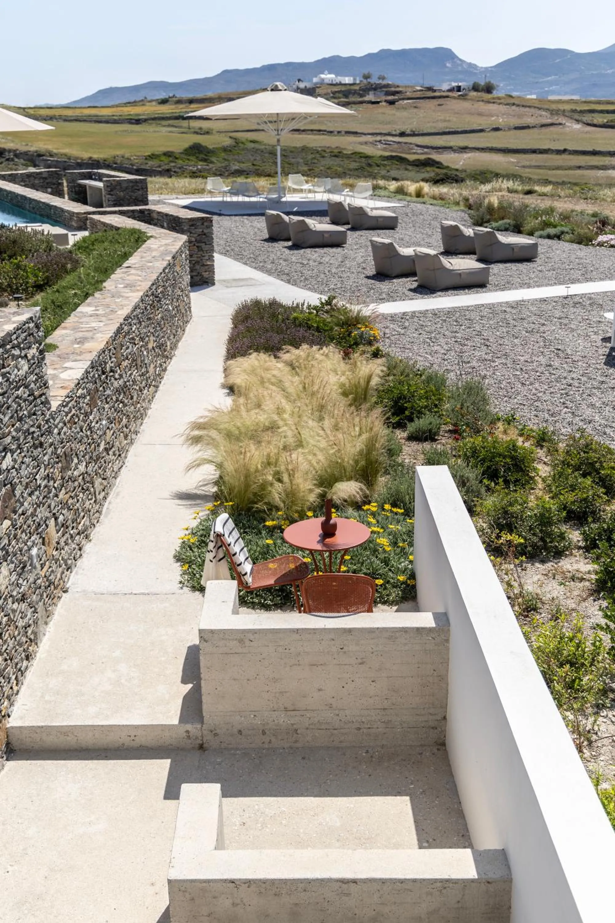 Natural landscape in Korfi de Milo