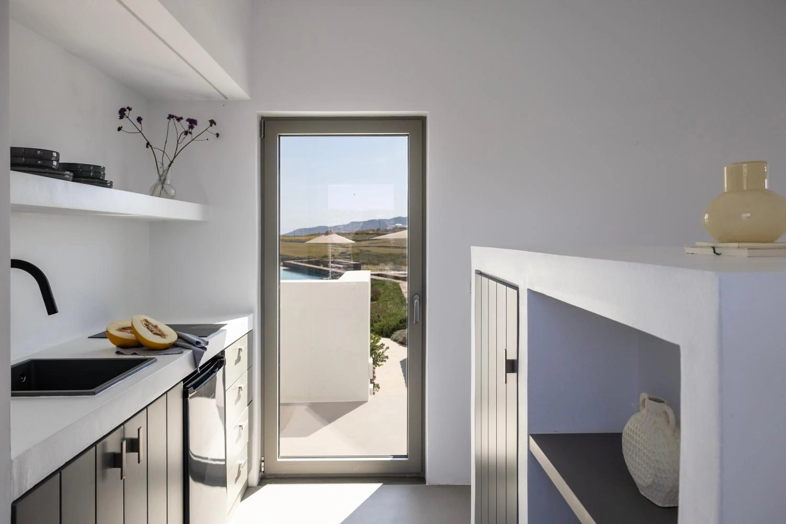 Natural landscape in Korfi de Milo