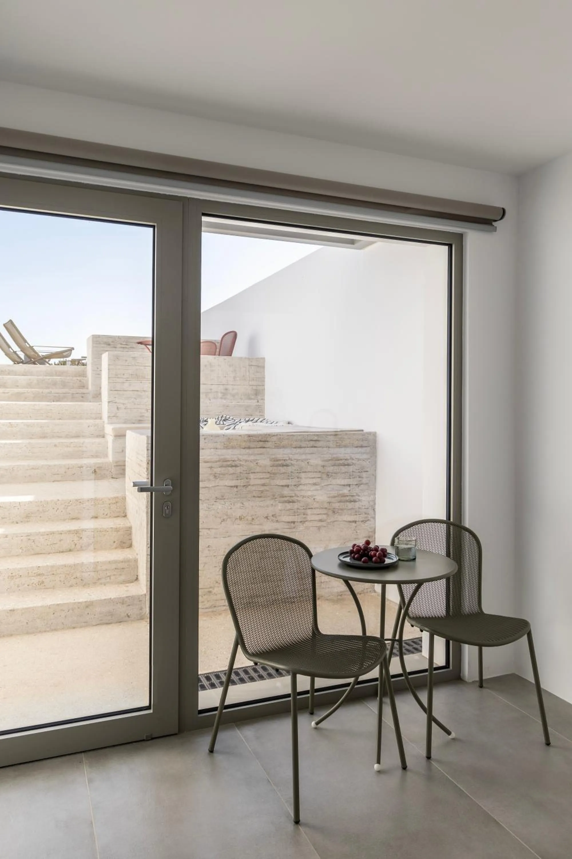 Seating area in Korfi de Milo