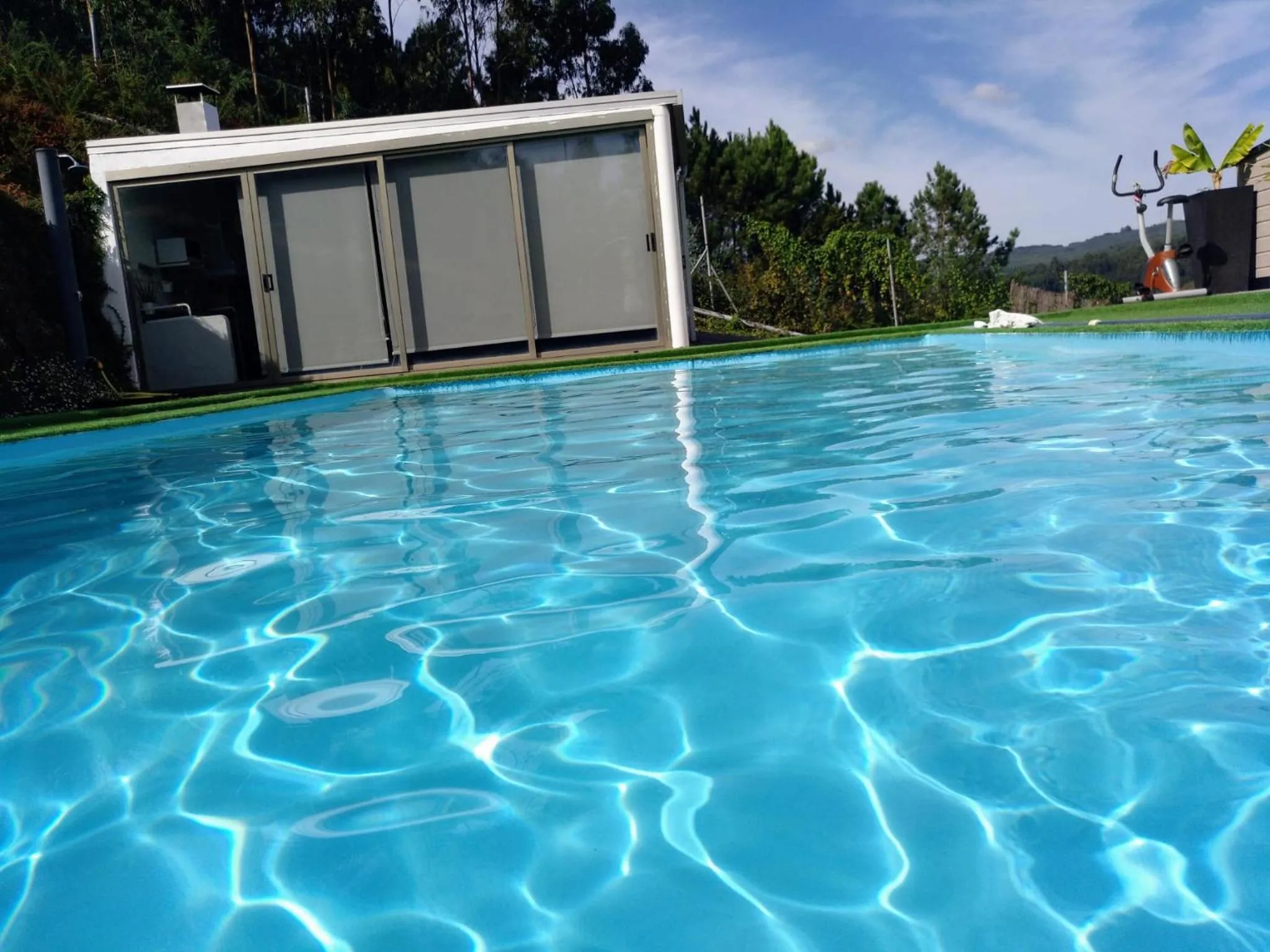 One-Bedroom Apartment - single occupancy in Casa Rocha Velha con terraza y piscina particular