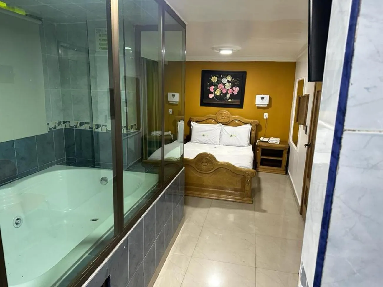 Bed in Hotel Bosque Chapinero