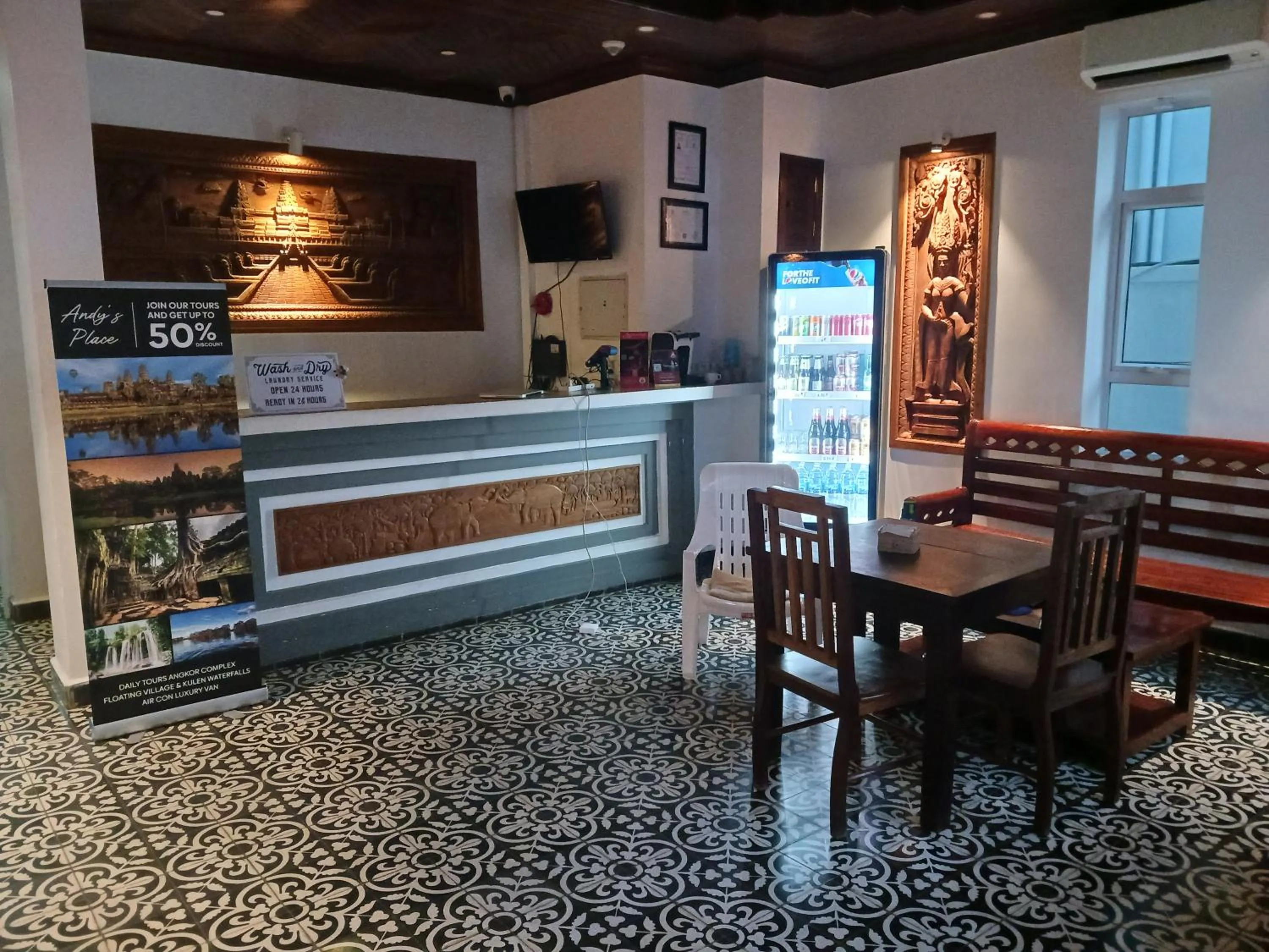 Lobby or reception in Andy's Place