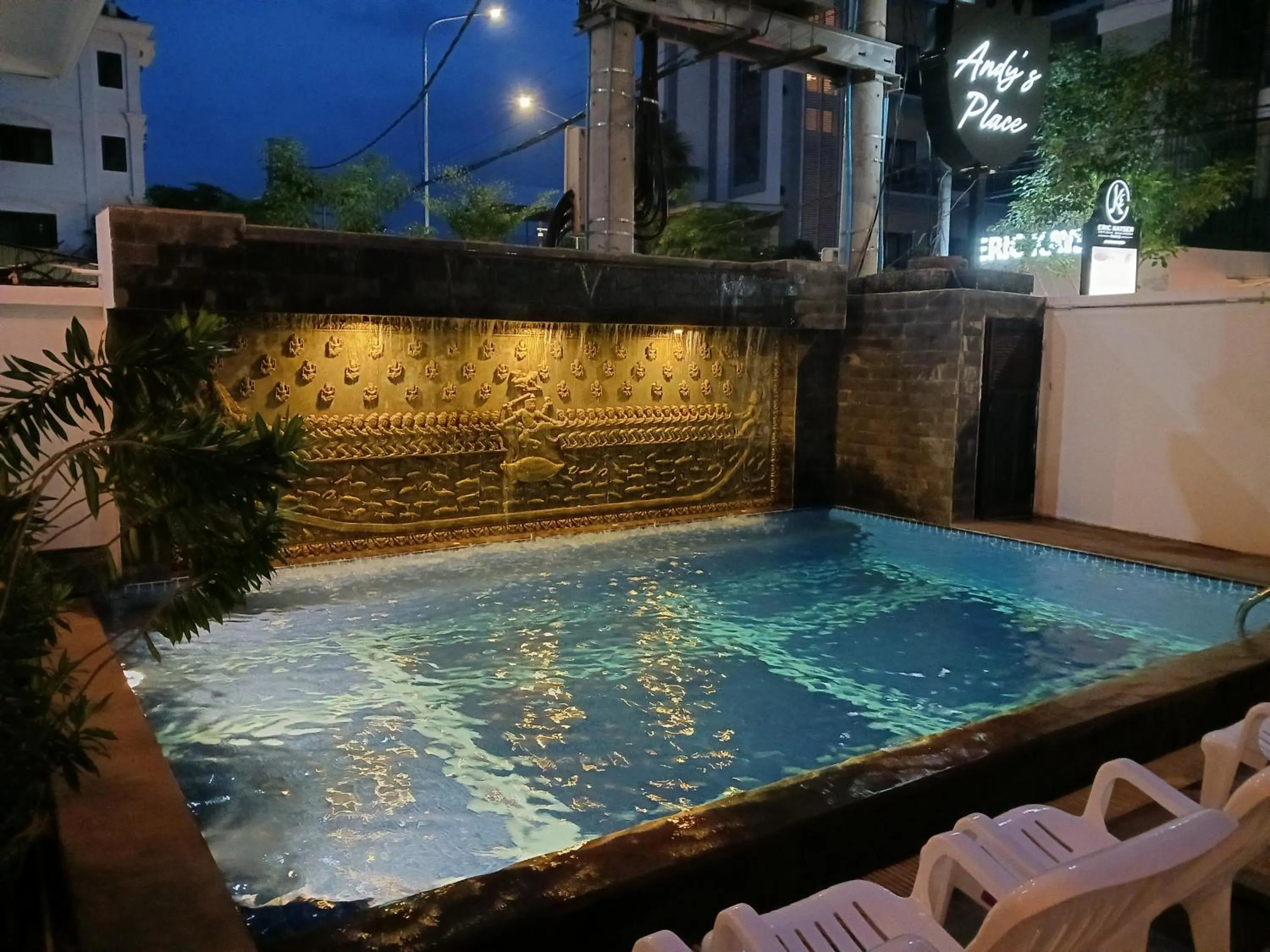 Swimming pool in Andy's Place