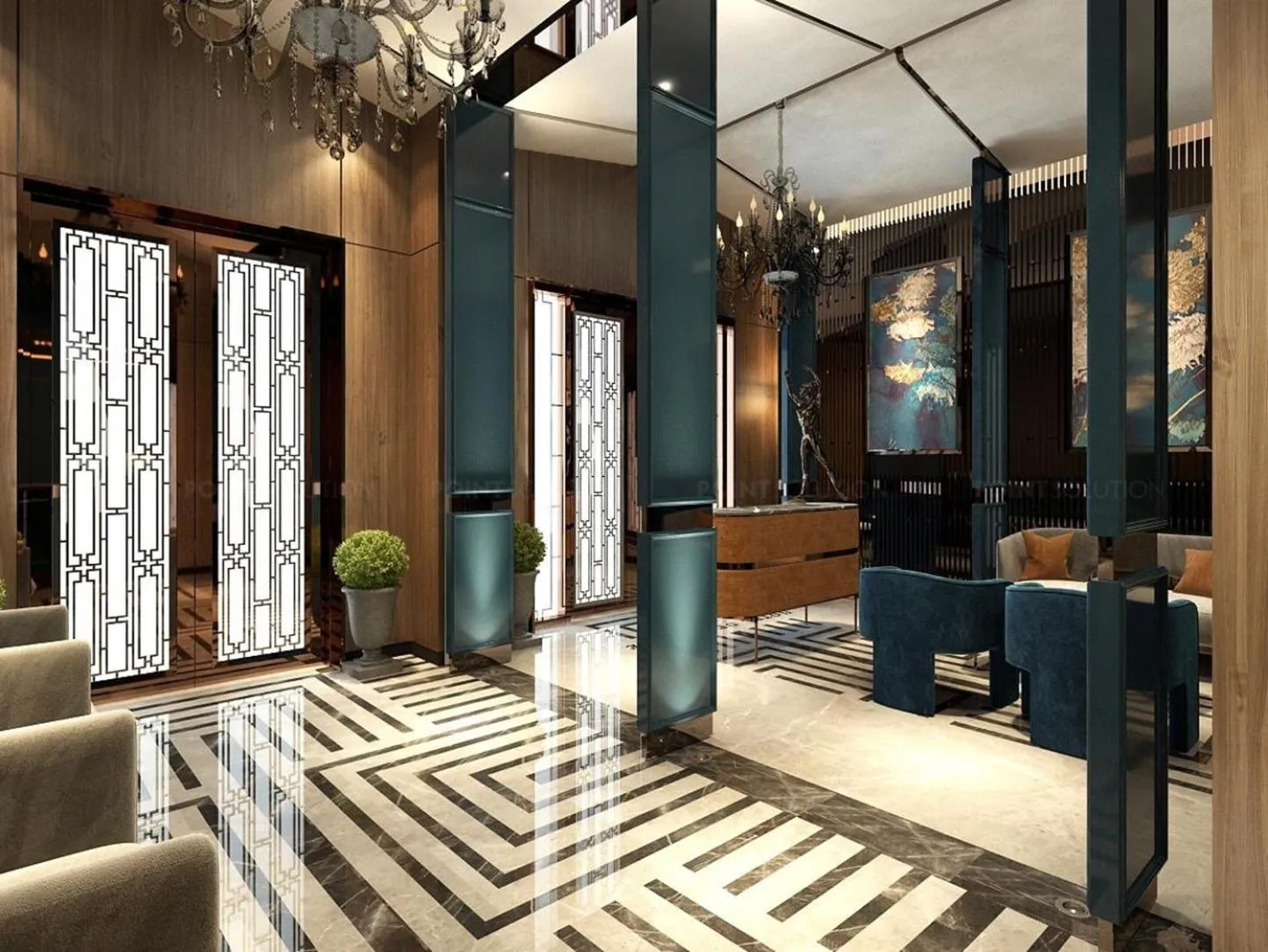 Seating area in La Passion Premium Cau Go