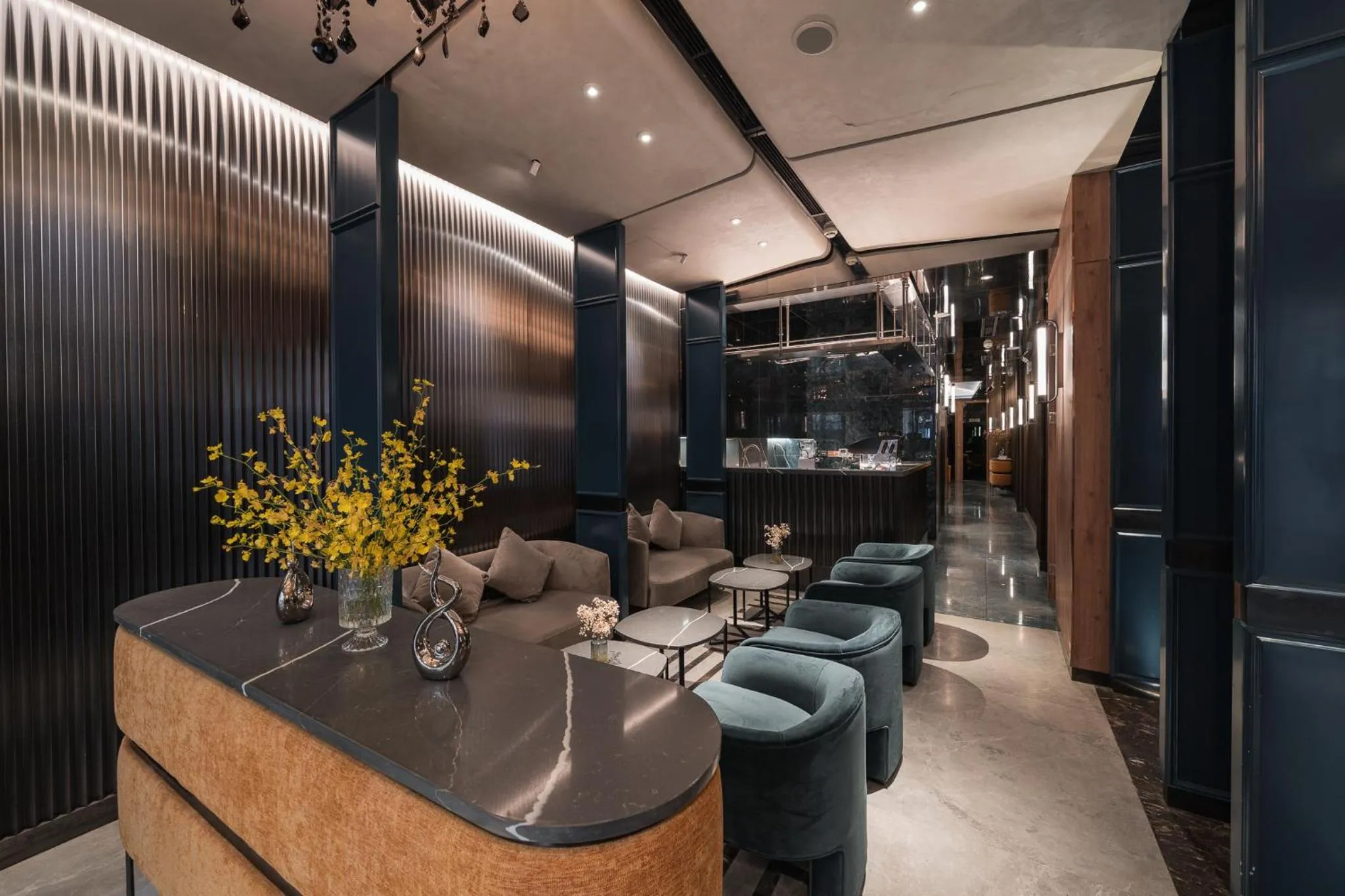 Lobby or reception in La Passion Premium Cau Go