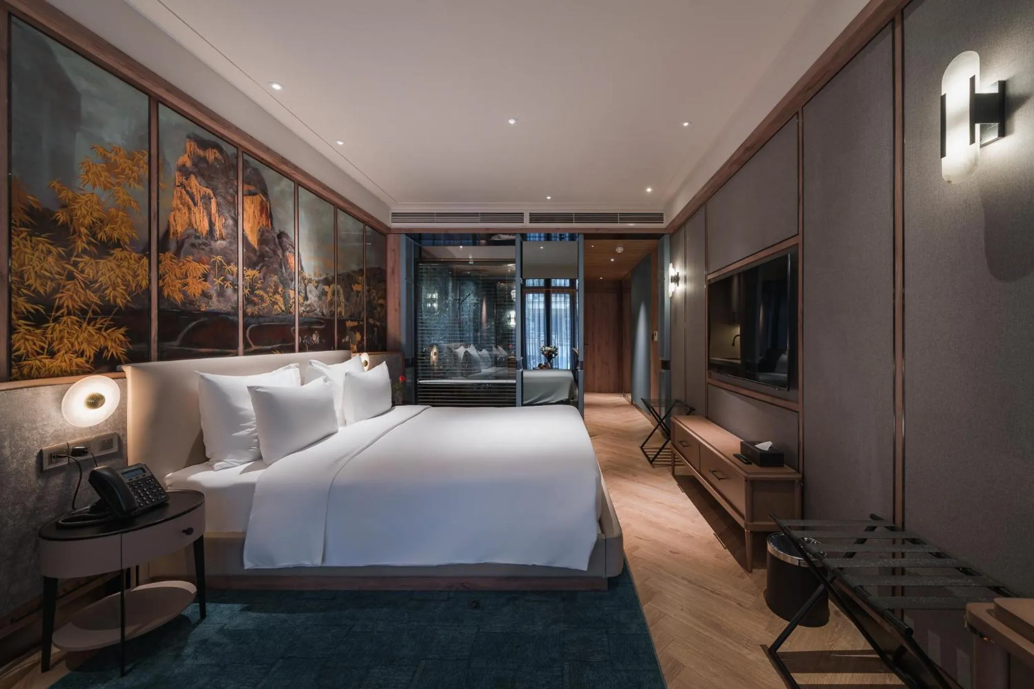 View (from property/room), Bed in La Passion Premium Cau Go