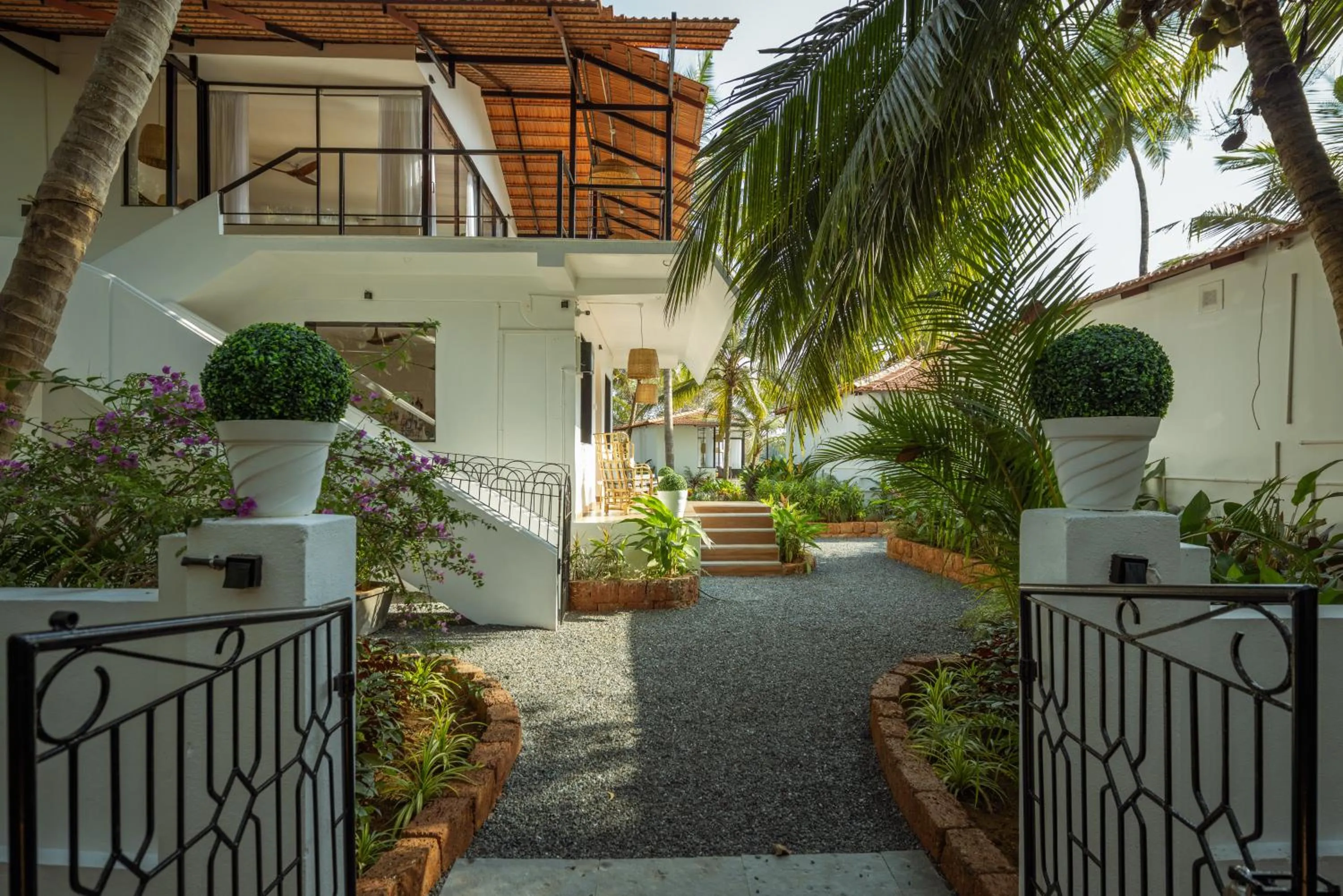 Property building in Pont Bleu Suites Riverside & Pool