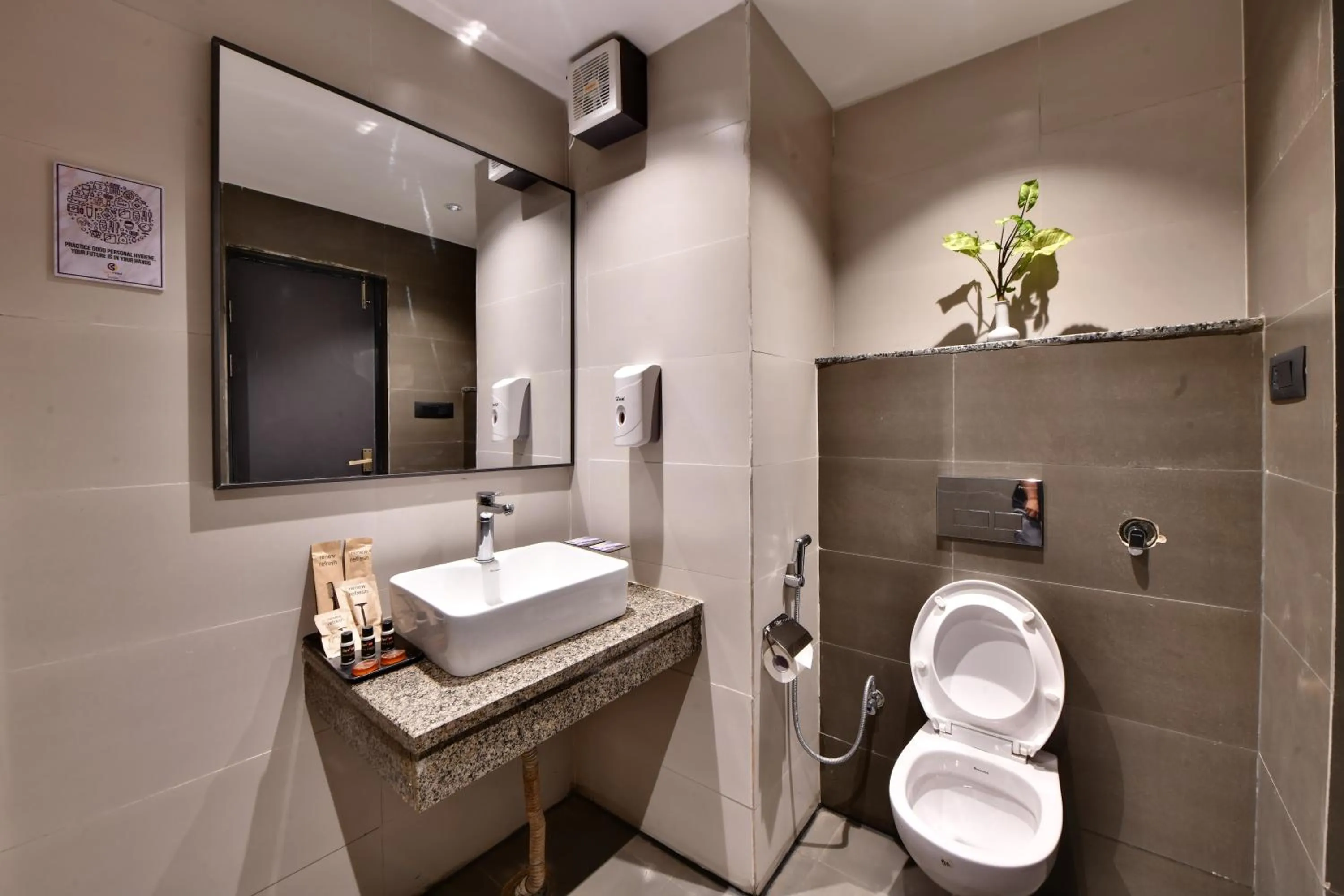 Bathroom in Click Sunburry Hotel Katra