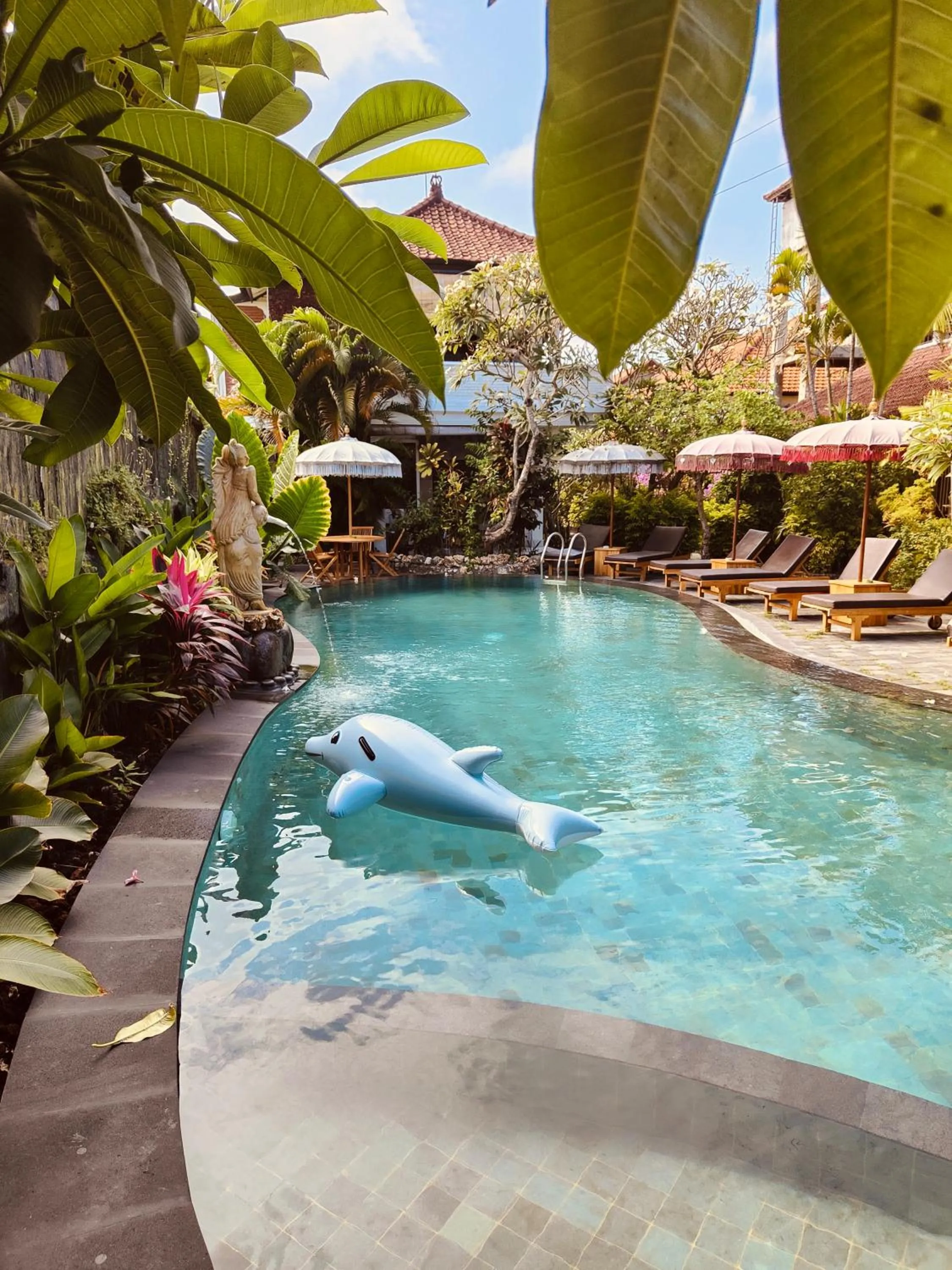 Double Room with Pool View in Berlian Inn Kuta Beach