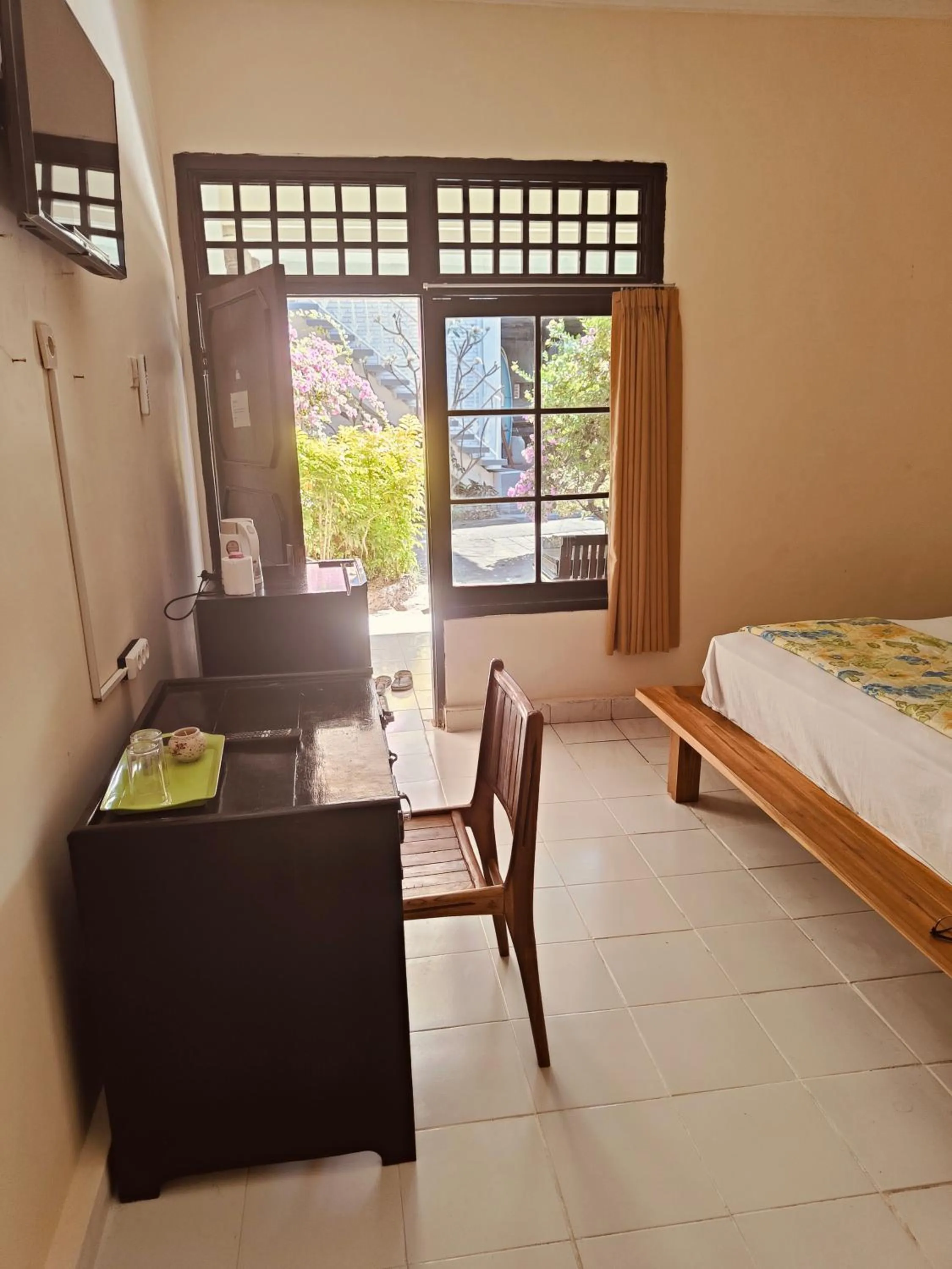 Bed in Berlian Inn Kuta Beach