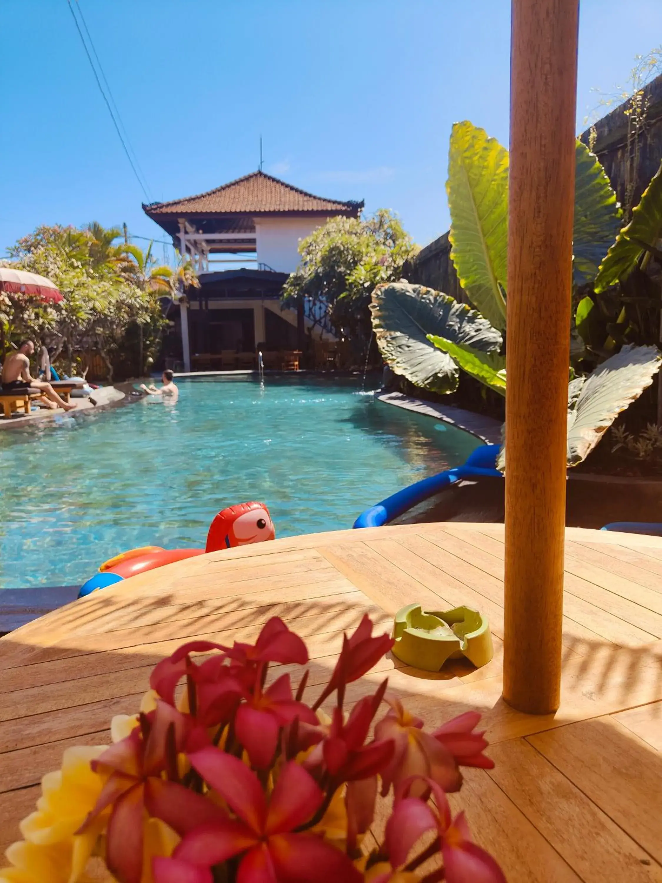 King Room with Pool View in Berlian Inn Kuta Beach King Room with Pool View in Berlian Inn Kuta Beach