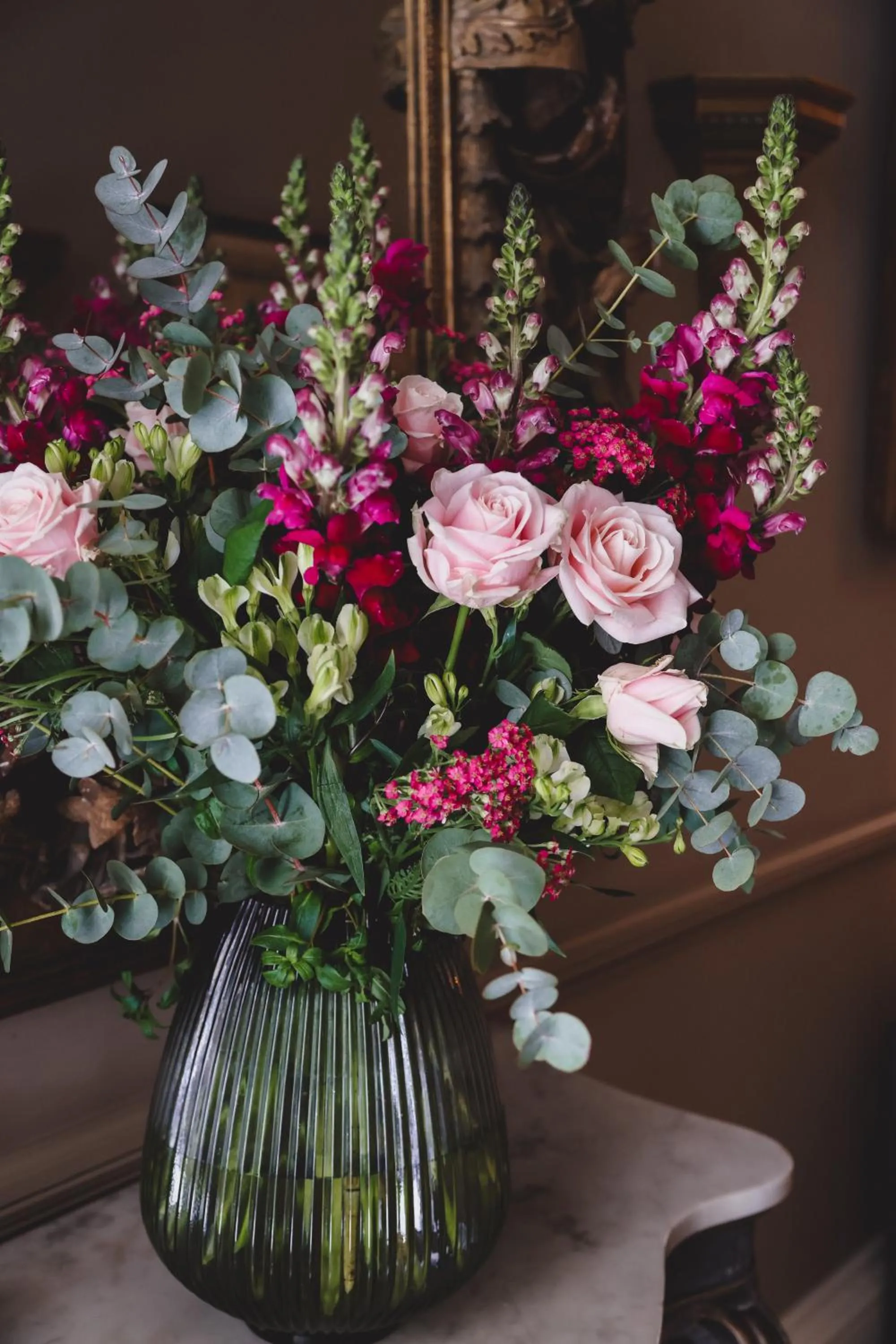 Decorative detail in Henrys Townhouse Marylebone, London