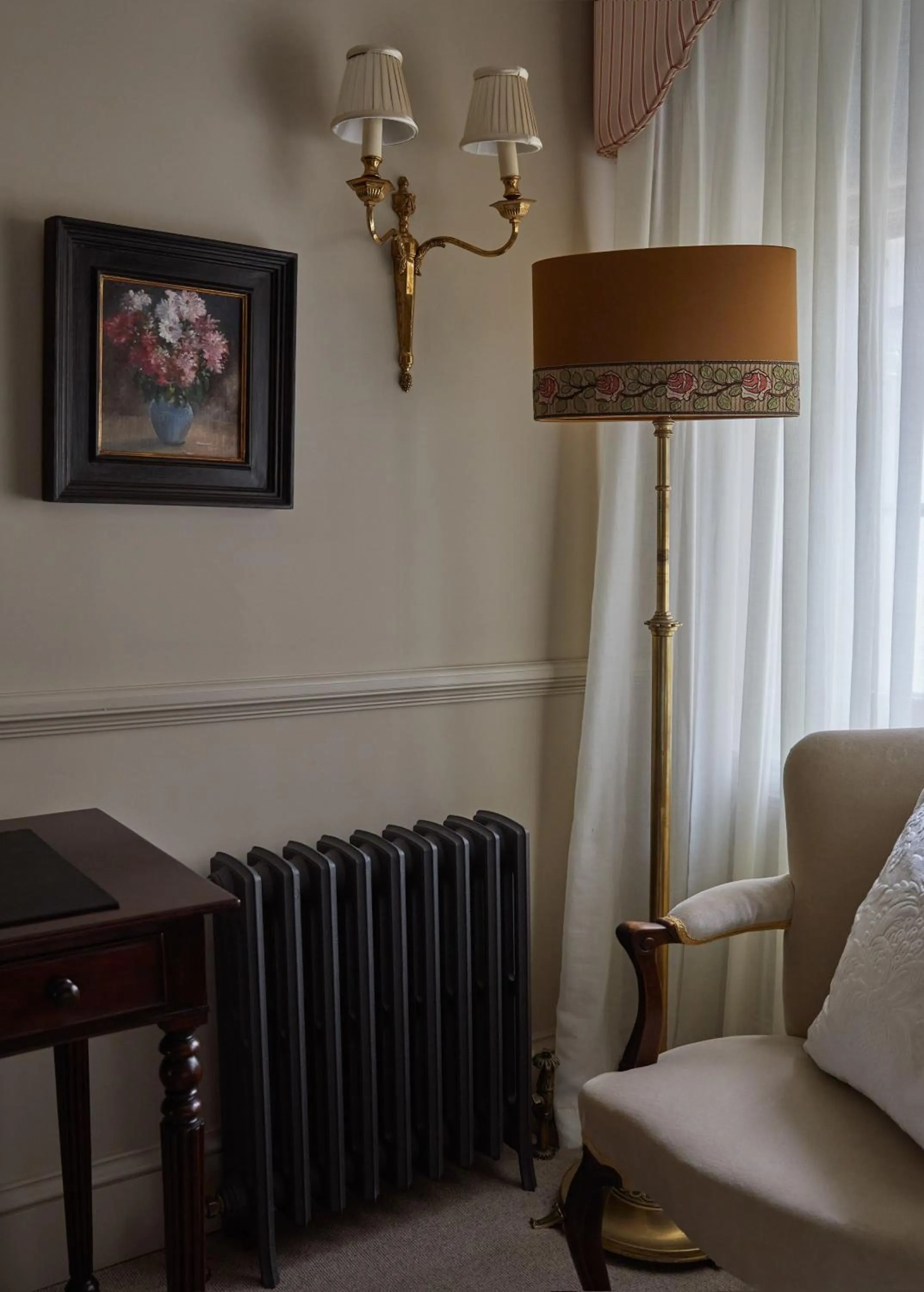 Decorative detail in Henrys Townhouse Marylebone, London