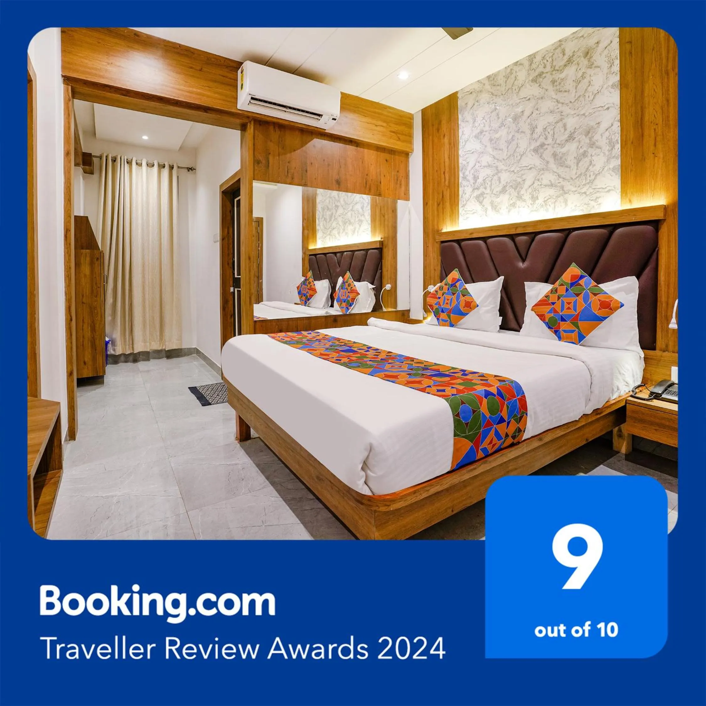 Bed in FabHotel Grand Residency